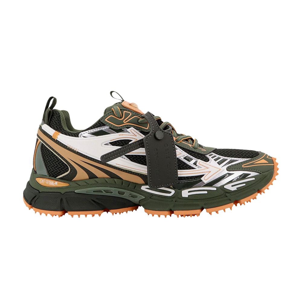 Pre-owned Off-white Be Right Back 'military Green Peach' | Men's Size 41