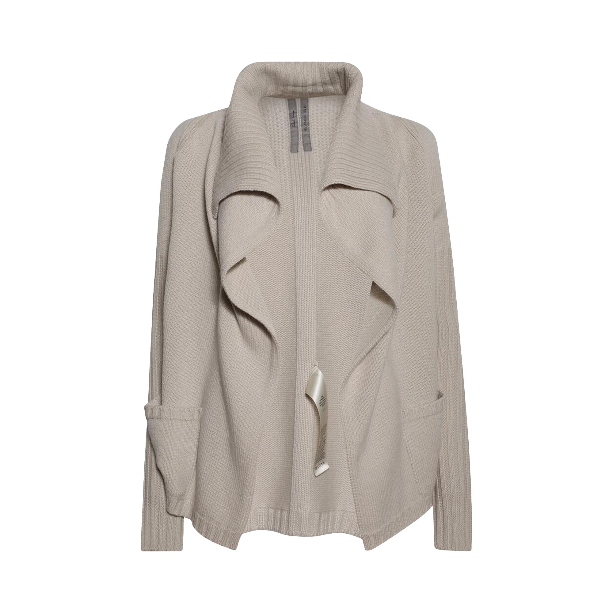 Pre-owned Rick Owens Cardigan Sweater 'dinge' | Grey | Women's Size M