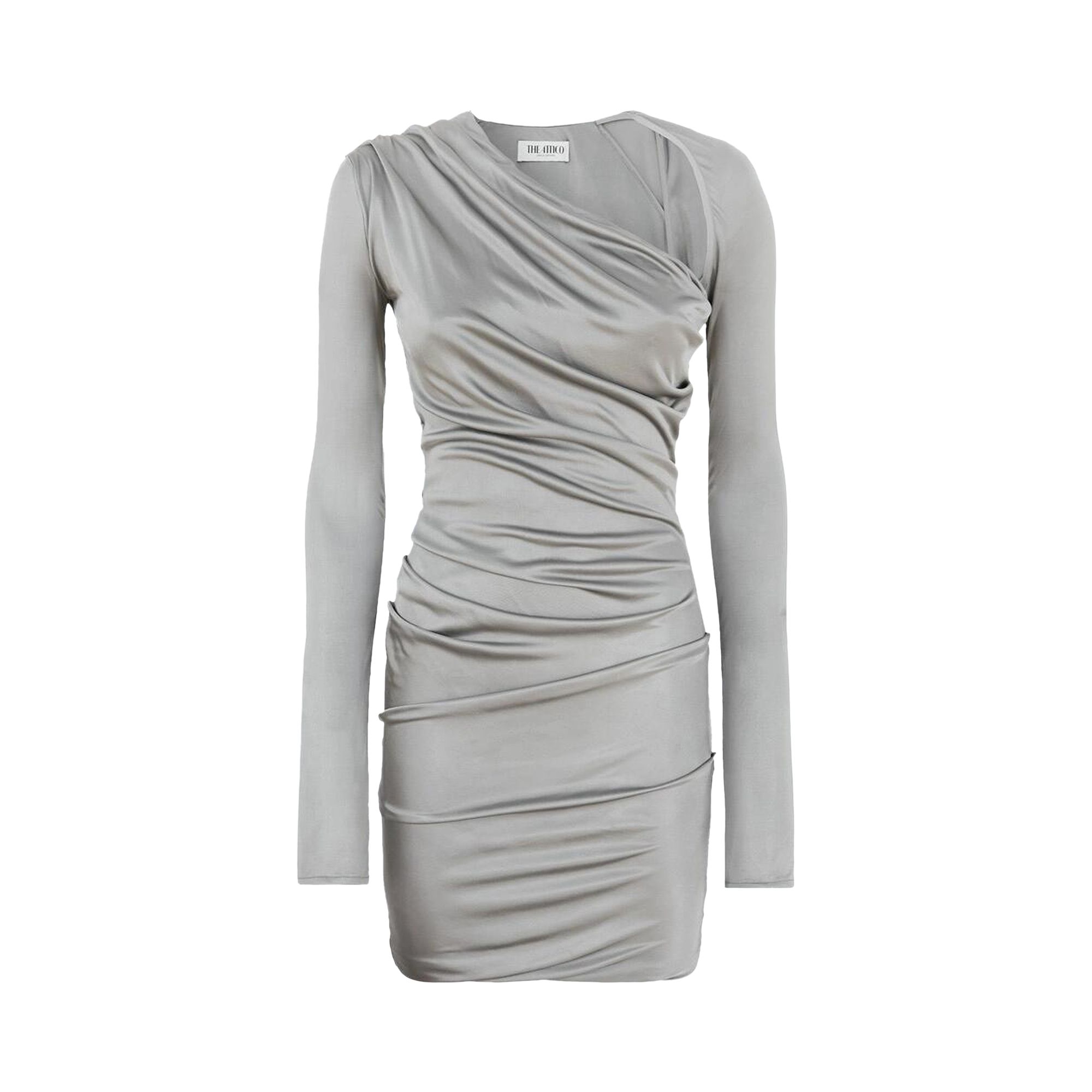 Pre-owned Attico The Mini Dress 'grey' | Women's Size 40