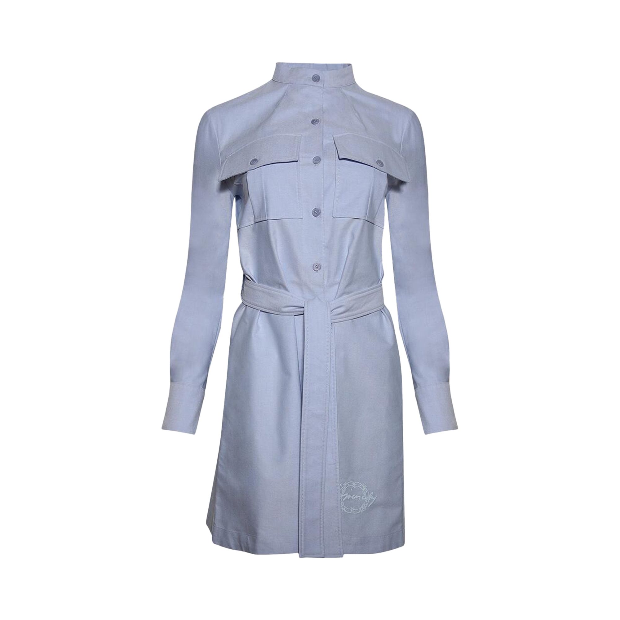 Pre-owned Givenchy Embroidered Mini Dress 'baby Blue' | Women's Size 36