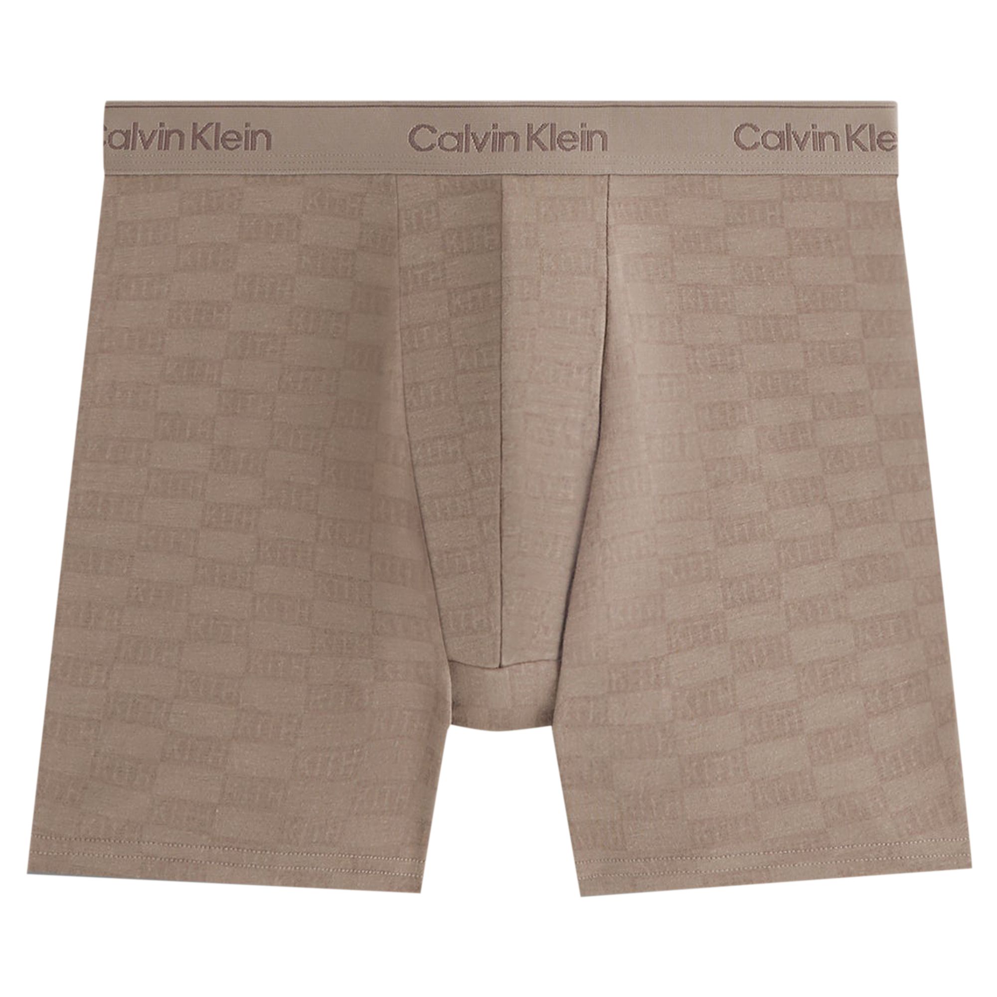 Pre-owned Kith For Calvin Klein Classic Boxer Brief 'cinder' | Brown | Men's Size Xl