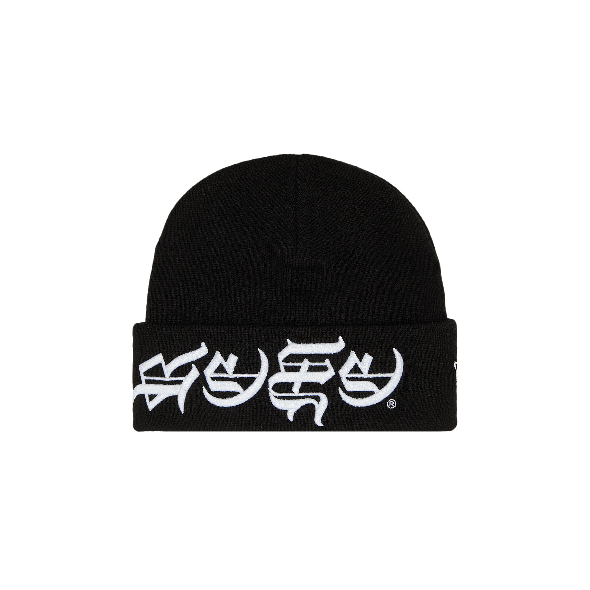 Pre-owned Supreme New Era Blackletter Beanie 'black' | Men's Size Onesize