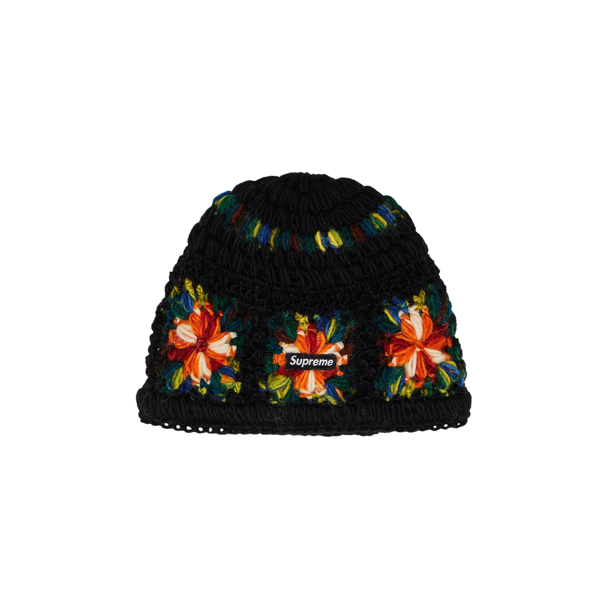 Pre-owned Supreme Crochet Beanie 'black' | Men's Size Onesize
