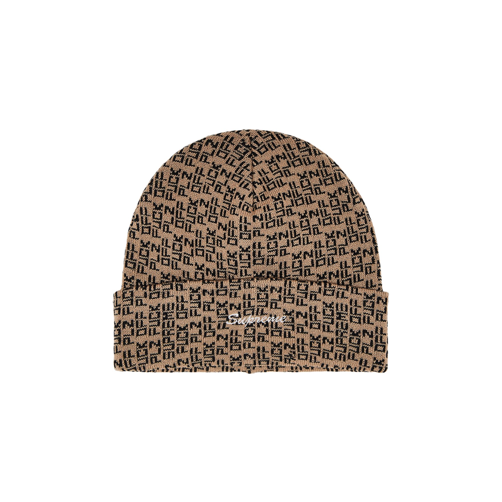 Pre-owned Supreme Fuck Off Beanie 'tan' | Men's Size Onesize