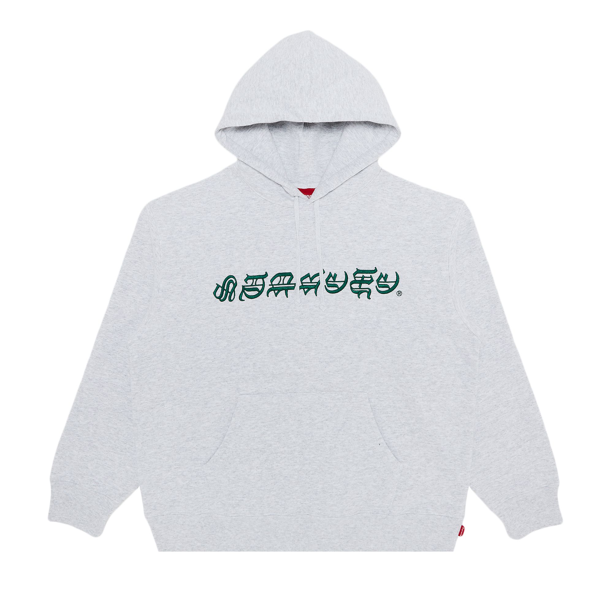 Pre-owned Supreme Blackletter Hooded Sweatshirt 'ash Grey' | Men's Size Xl