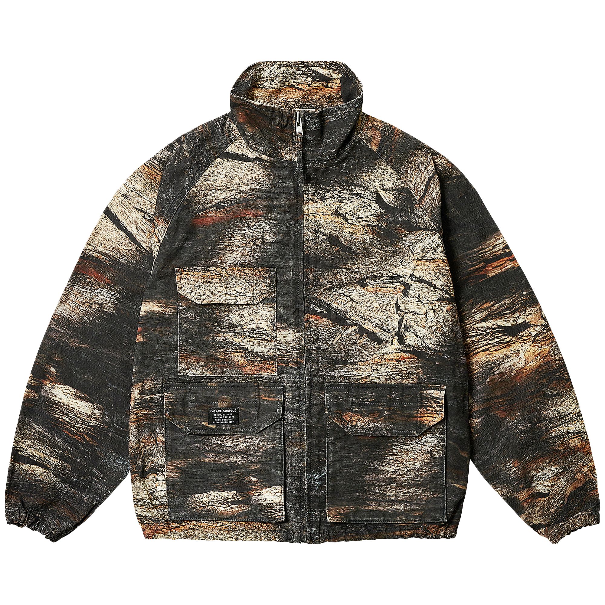 Pre-owned Palace Rn Ripstop Jacket 'bark Dpm' | Multi-color | Men's Size S