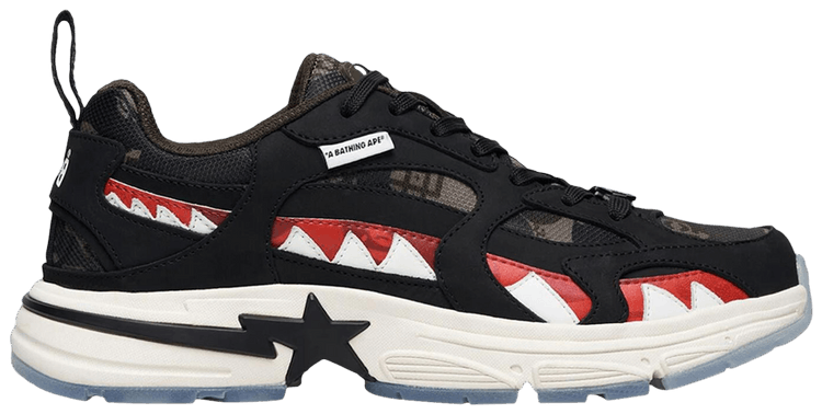 BAPE CLOT x Shark Sta Black
