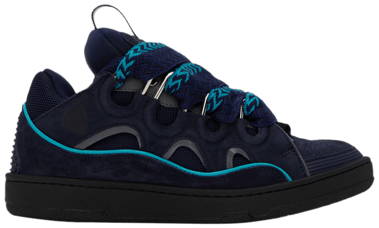 Lanvin Wmns Curb Sneakers Navy Blue Grey