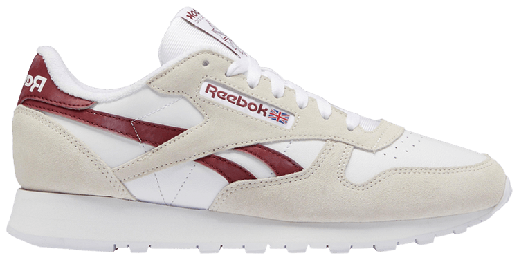 Reebok Classic Leather White Classic Burgundy