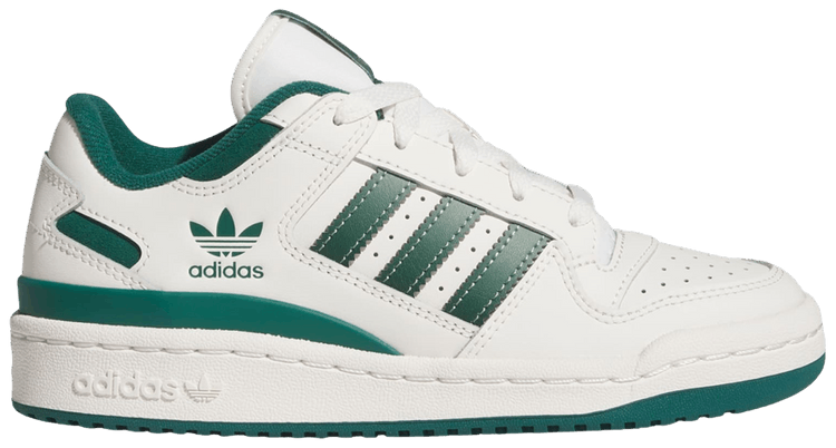 Adidas Forum Low CL J White Collegiate Green