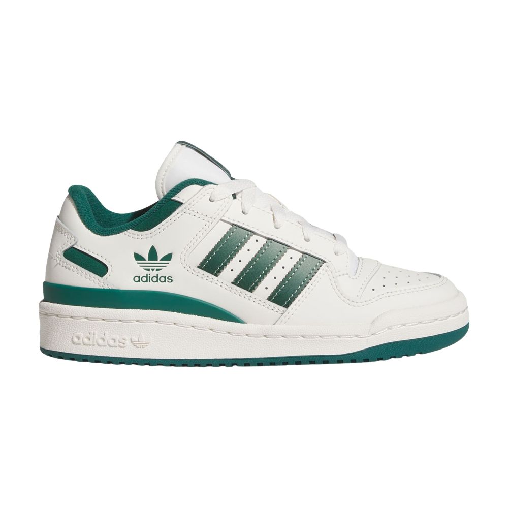 adidas Forum Low CL J 'White Collegiate Green' | Kid's Size 4.5 - JI0404