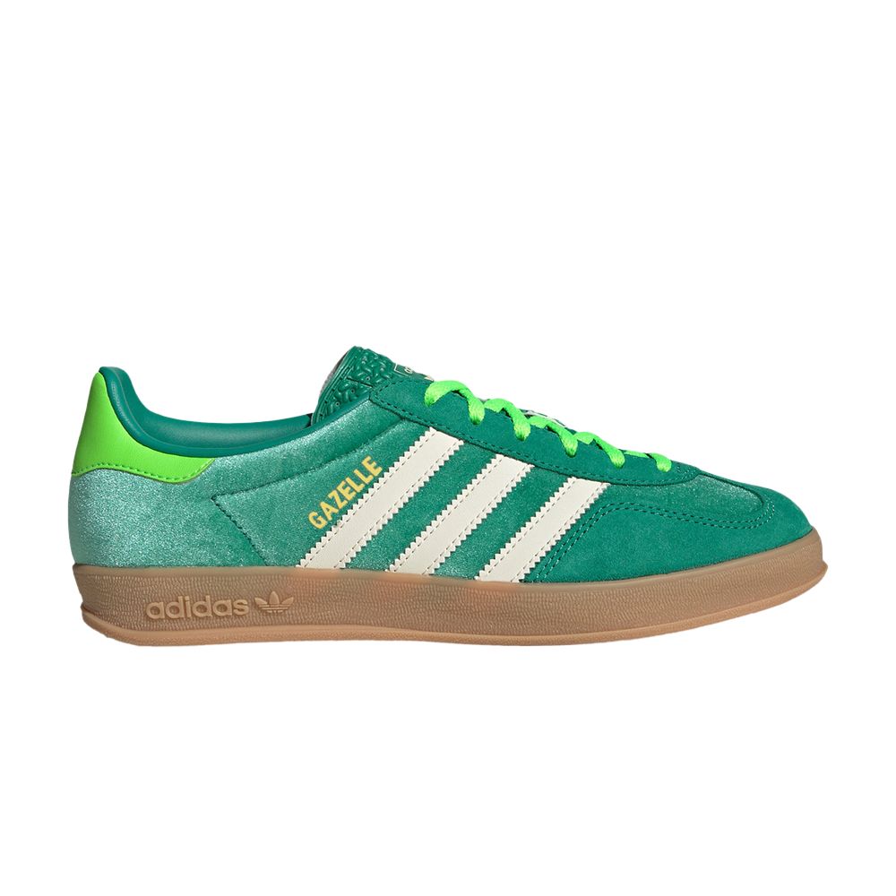 Pre-owned Adidas Originals Adidas Wmns Gazelle Indoor 'semi Court Green Velvet' | Women's Size 5.5