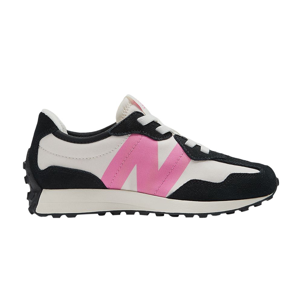 Pre-owned New Balance 327 Little Kid Wide 'black Real Pink' | Kid's Size 11