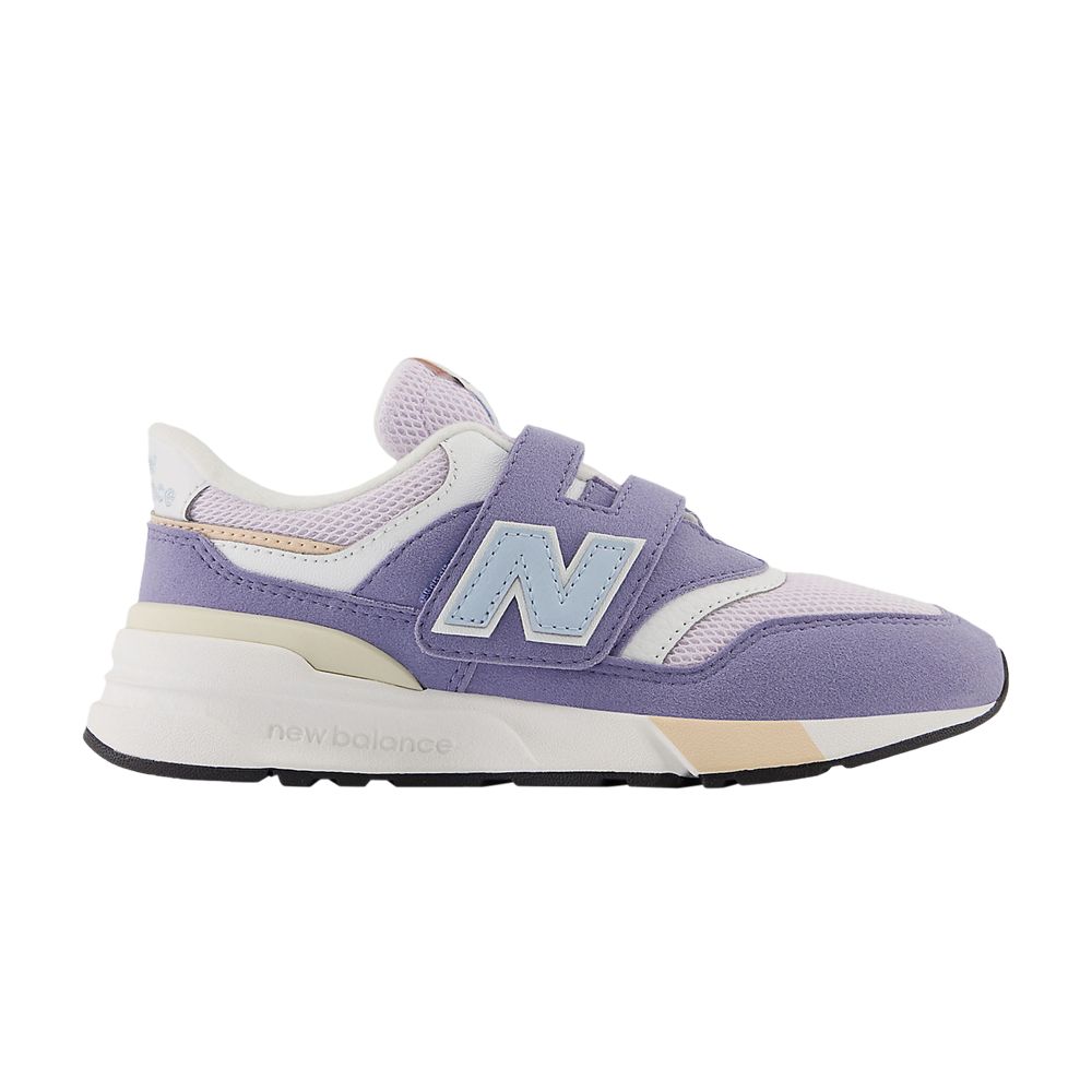 New Balance 997R Hook & Loop Little Kid Wide 'Iridescent Purple Light Chrome Blue' | Kid's Size 12 - PZ997REL-W