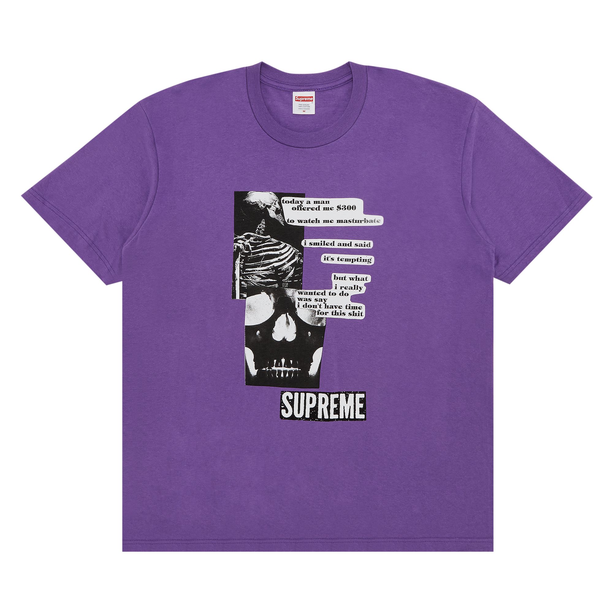 Pre-owned Supreme Anatomy Tee 'purple' | Men's Size L