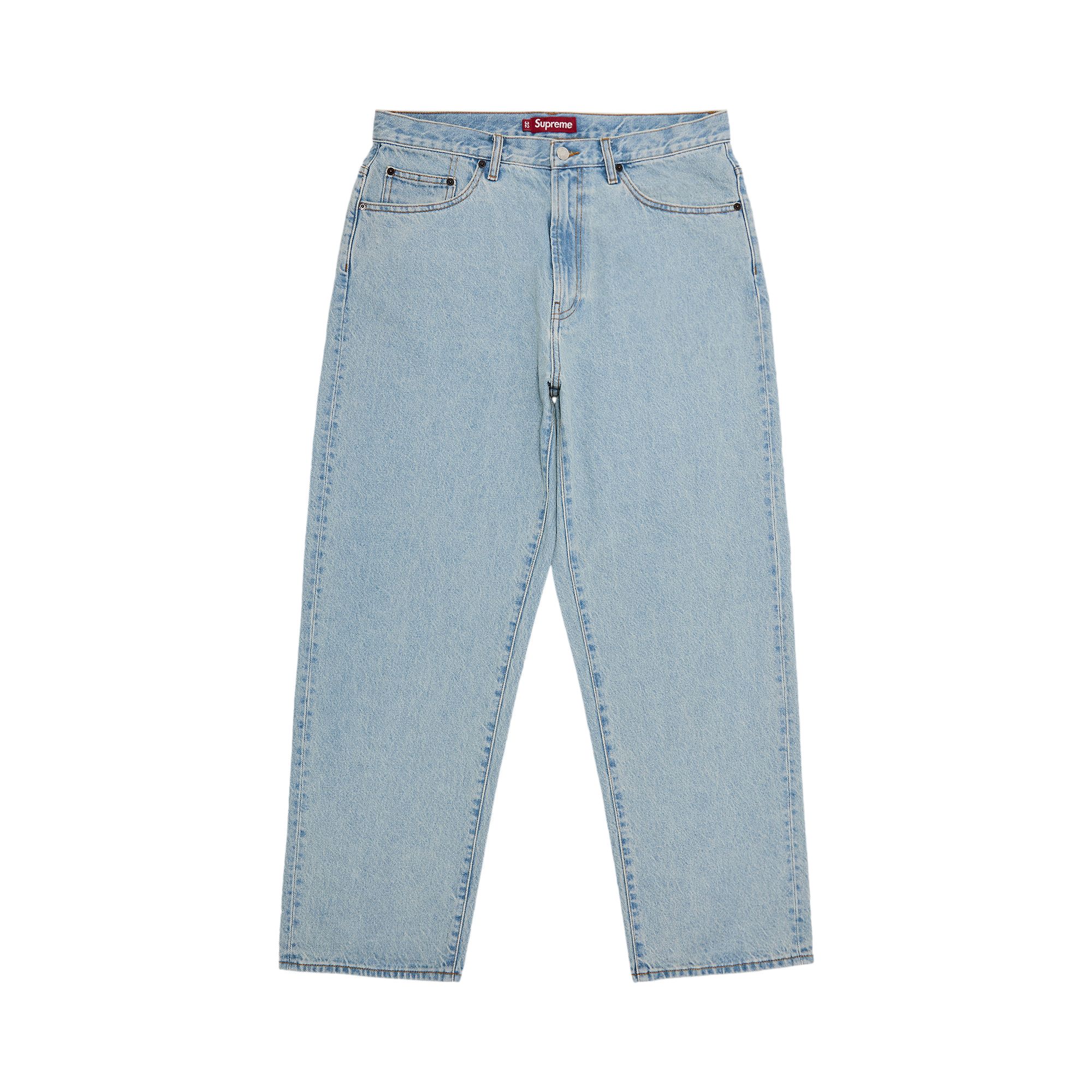 Pre-owned Supreme Baggy Jean 'light Washed Indigo' | Blue | Men's Size 36