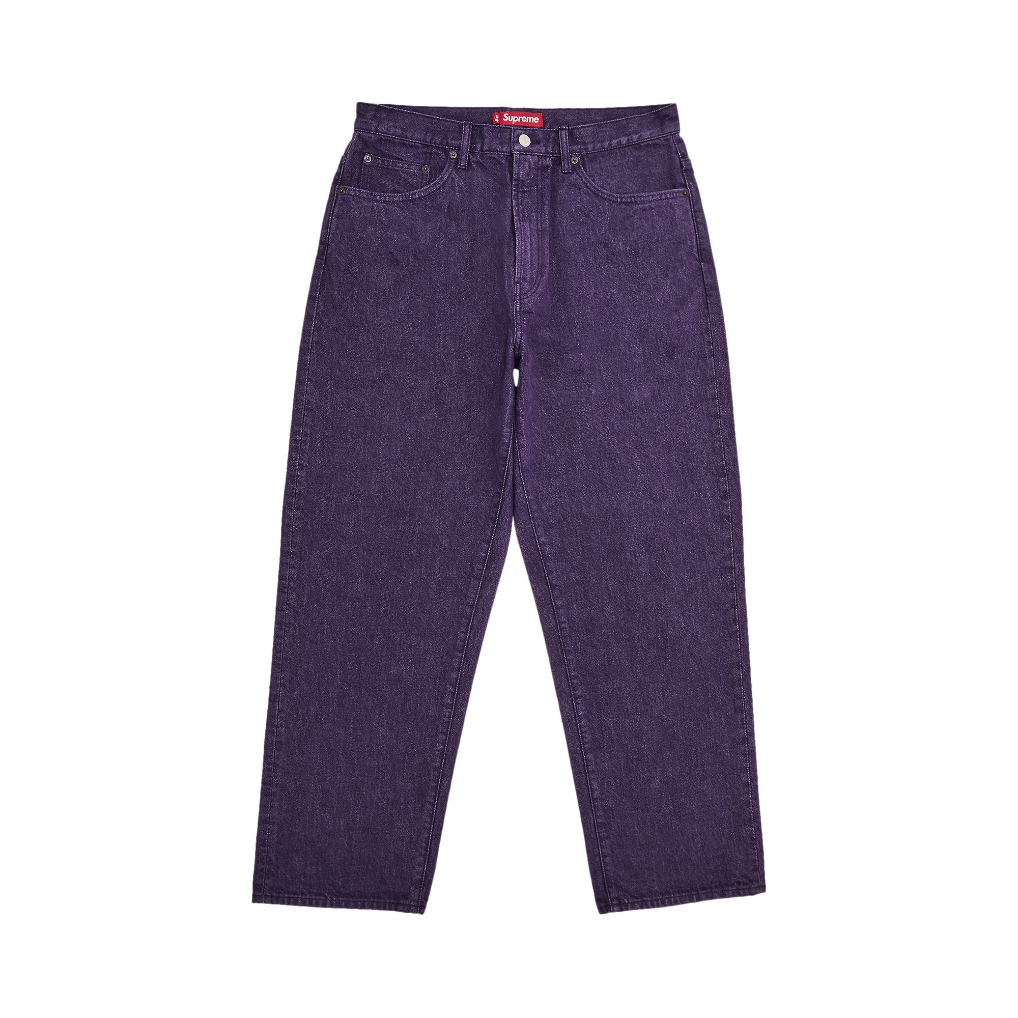 Pre-owned Supreme Baggy Jean 'purple' | Men's Size 34