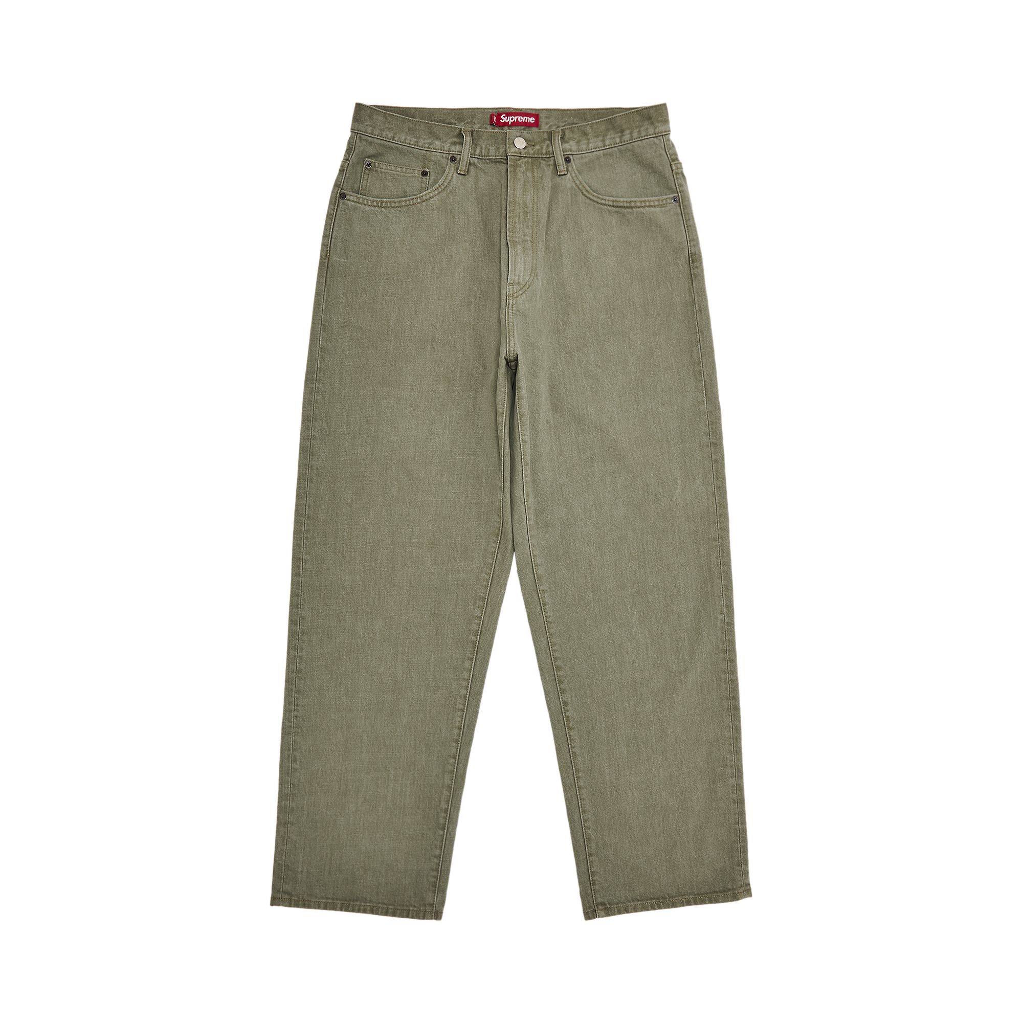 Pre-owned Supreme Baggy Jean 'olive' | Green | Men's Size 30
