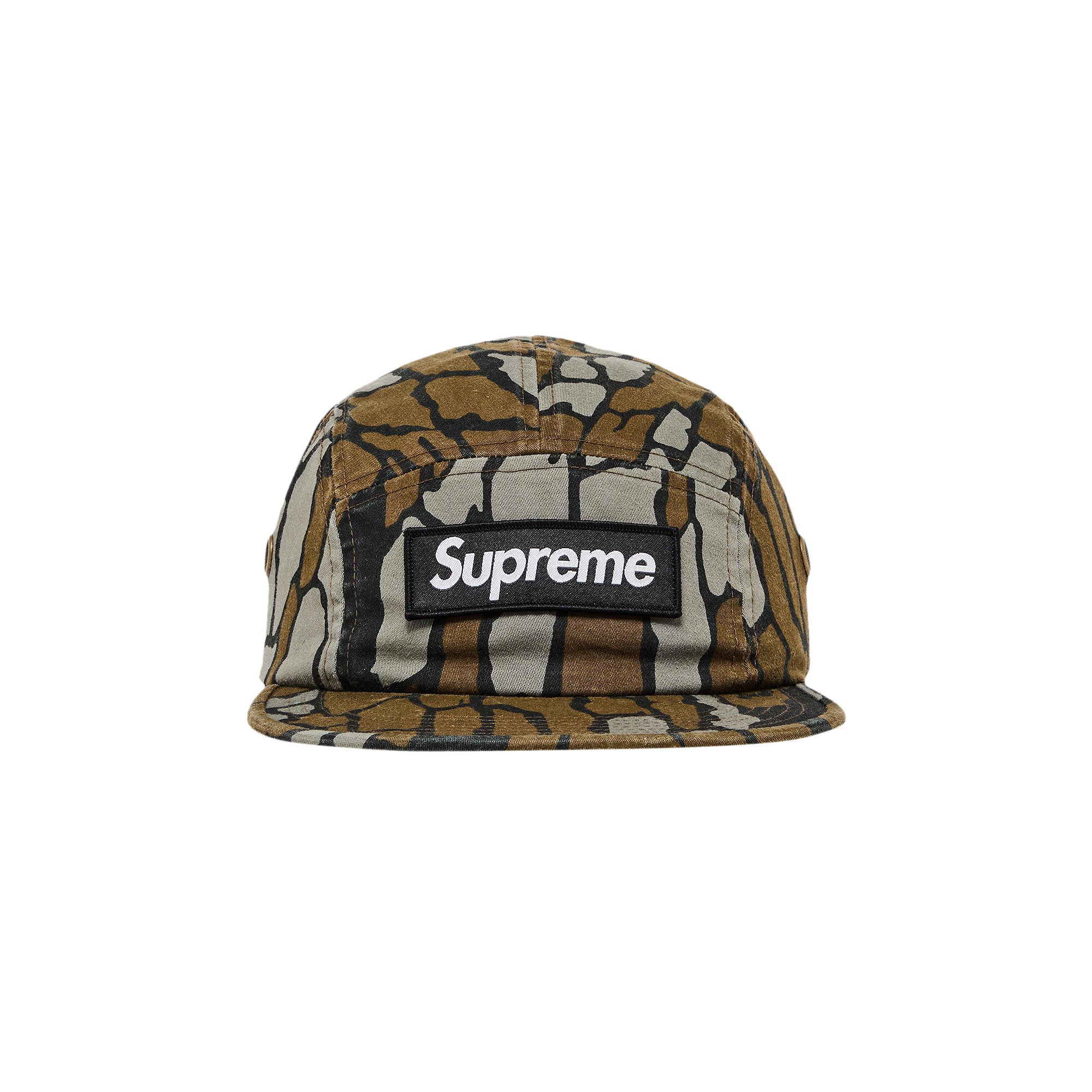 Pre-owned Supreme Military Camp Cap 'mossy Oak Trebark Camo' | Multi-color | Men's Size Onesize