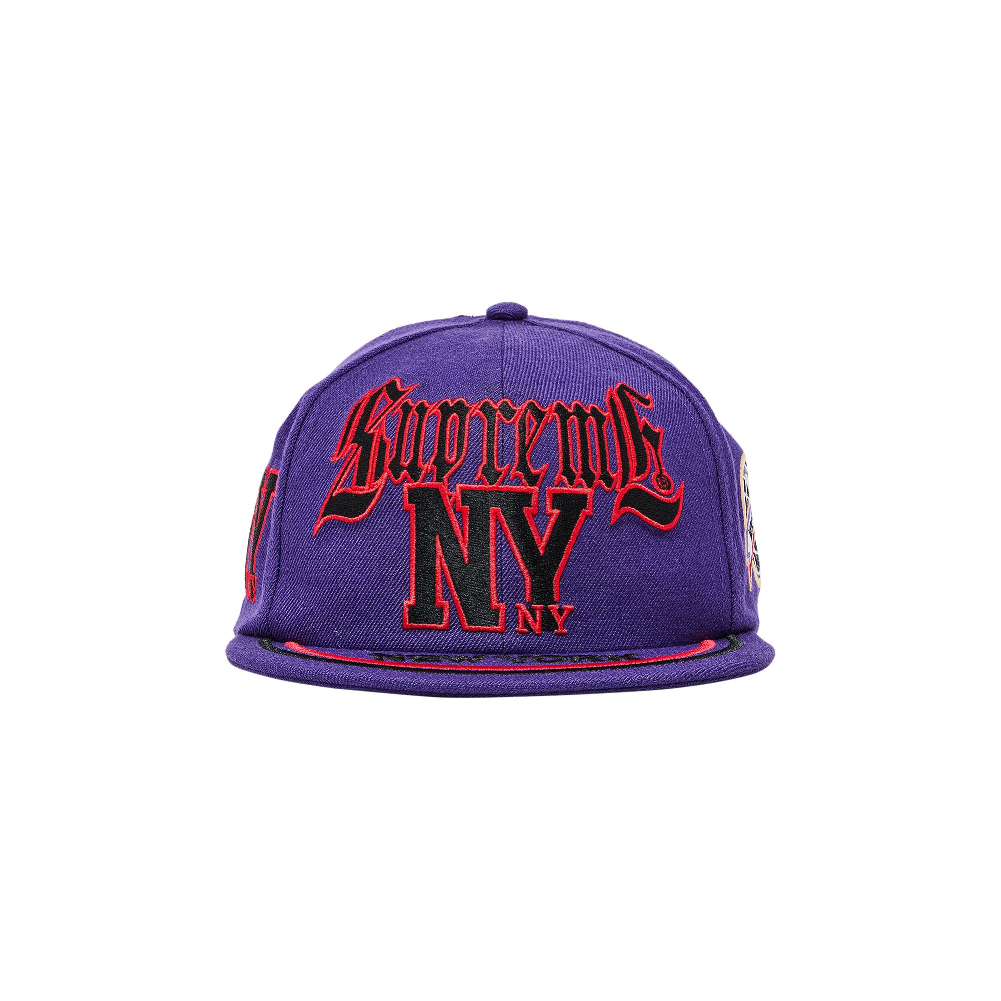 Pre-owned Supreme New York 6-panel 'purple' | Men's Size Onesize
