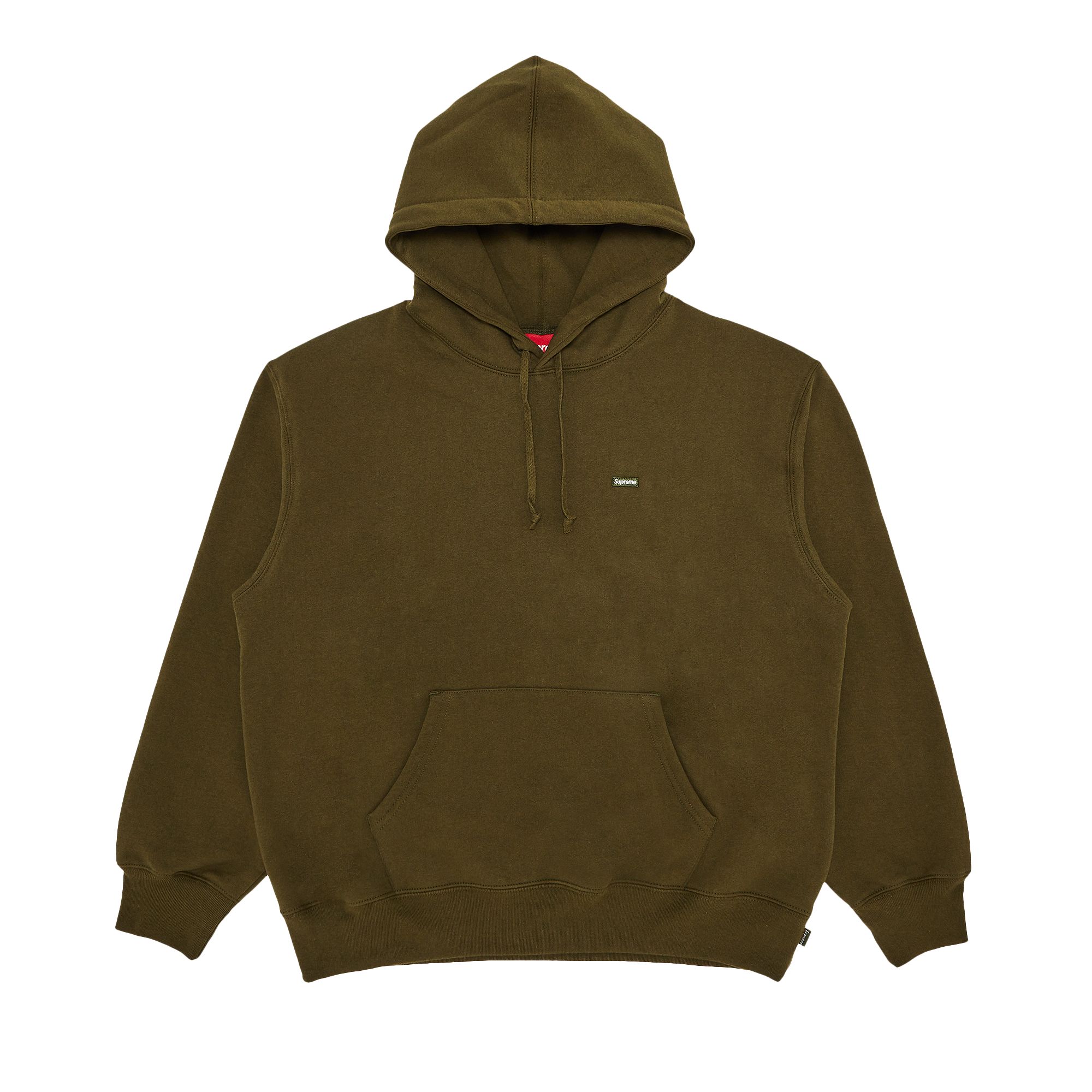 Pre-owned Supreme Small Box Hooded Sweatshirt 'dark Olive' | Green | Men's Size M