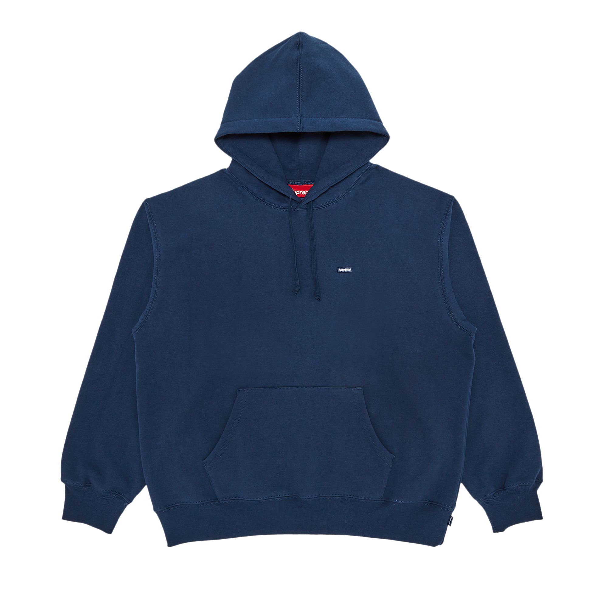 Pre-owned Supreme Small Box Hooded Sweatshirt 'dark Blue' | Men's Size M