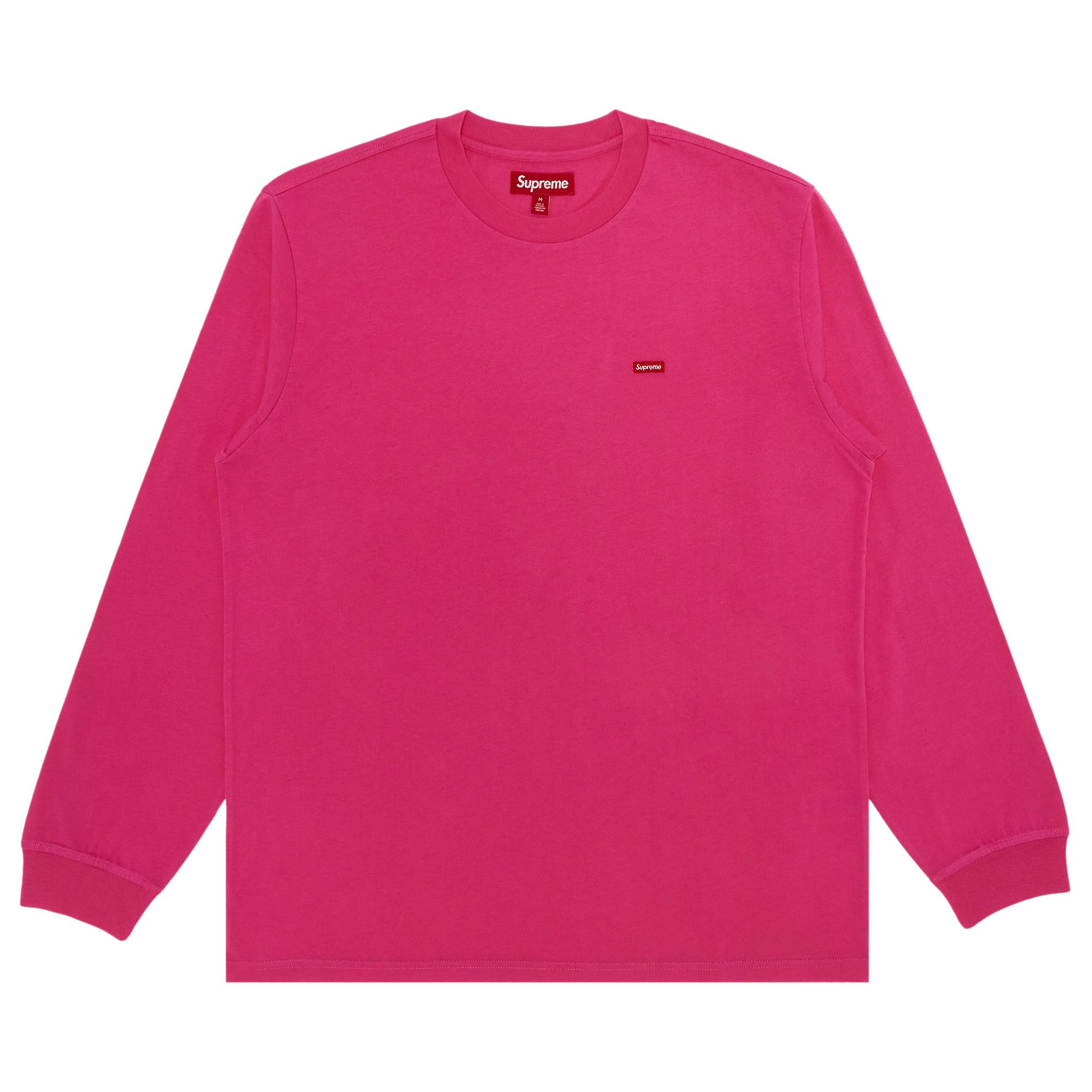 Pre-owned Supreme Small Box Long-sleeve Tee 'pink' | Men's Size L