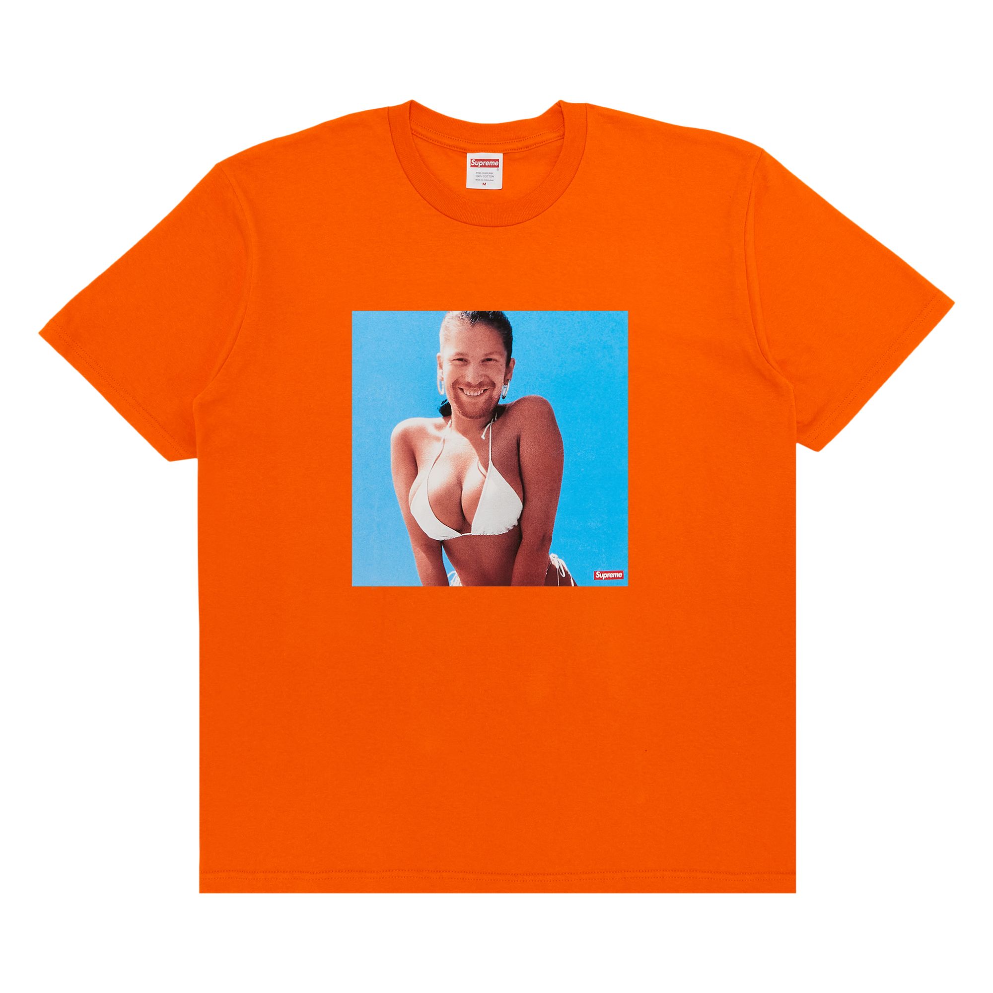 Pre-owned Supreme X Aphex Twin Windowlicker Tee 'orange' | Men's Size Xxl