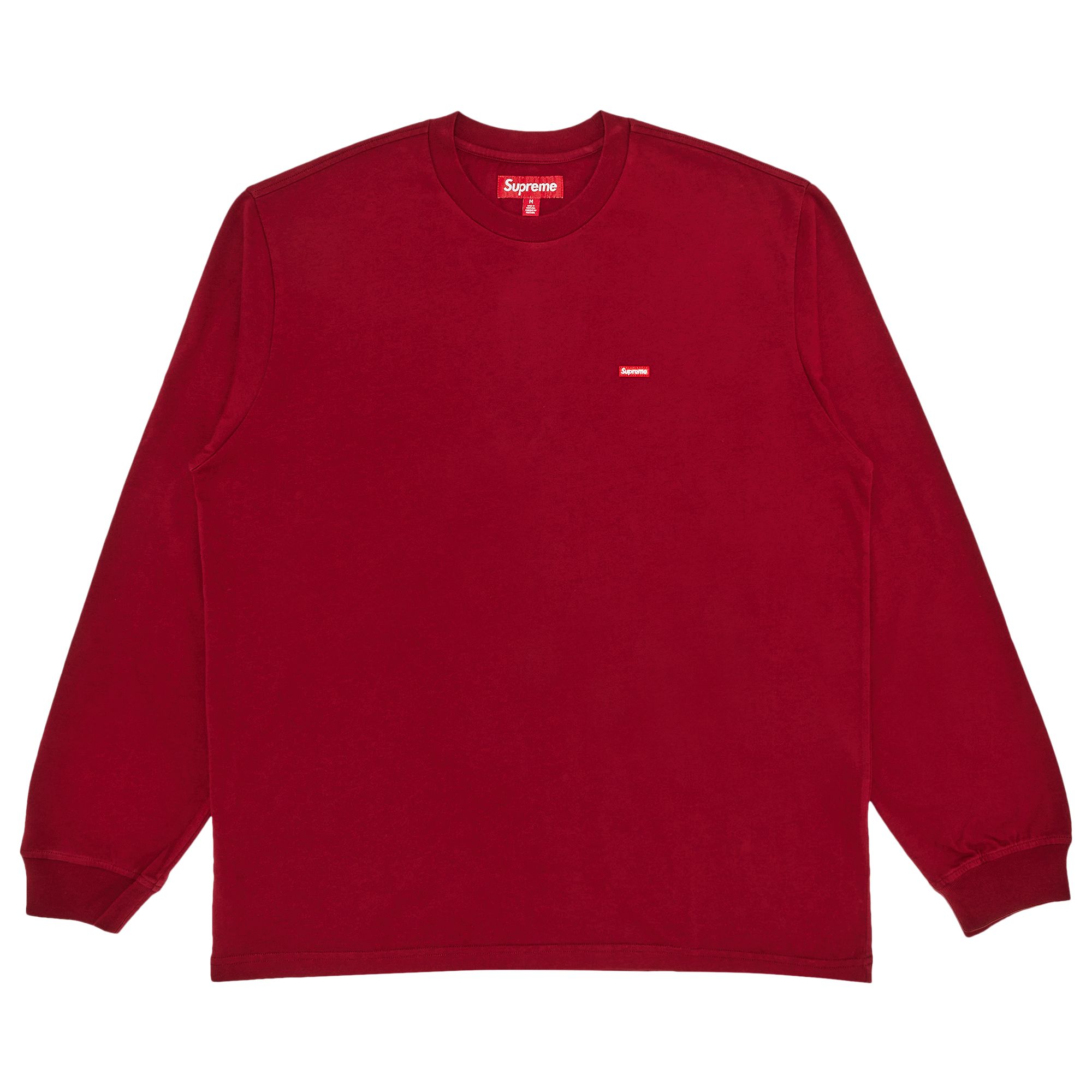 Pre-owned Supreme Small Box Long-sleeve Tee 'cardinal' | Red | Men's Size Xxl