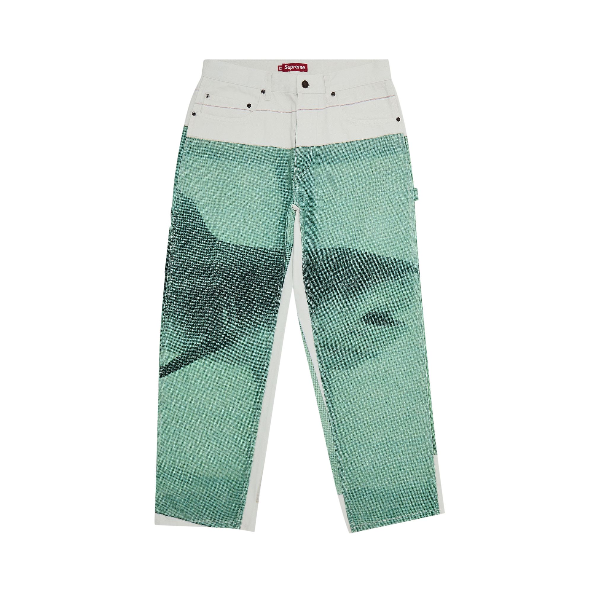 Pre-owned Supreme X Damien Hirst Painter Jean 'white' | Men's Size 36