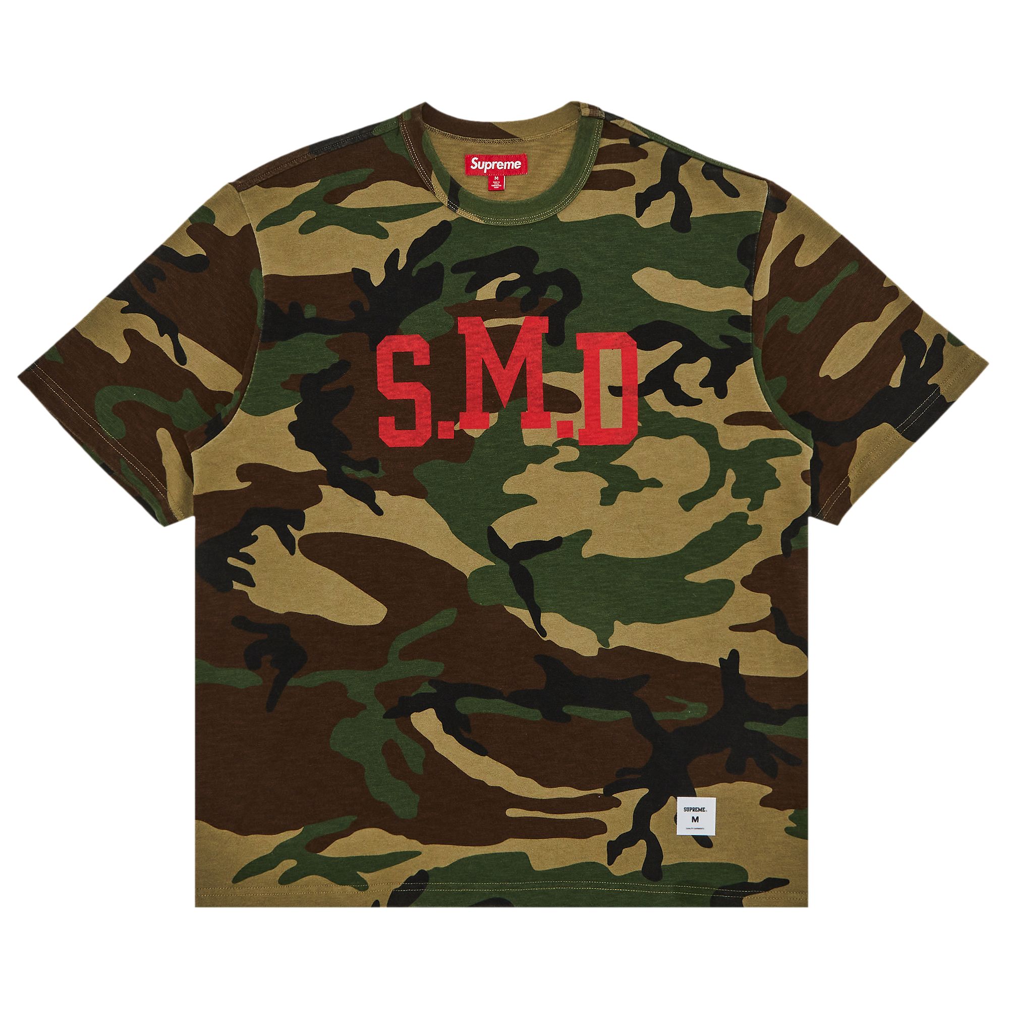 Pre-owned Supreme Smd Short-sleeve Top 'woodland Camo' | Multi-color | Men's Size L