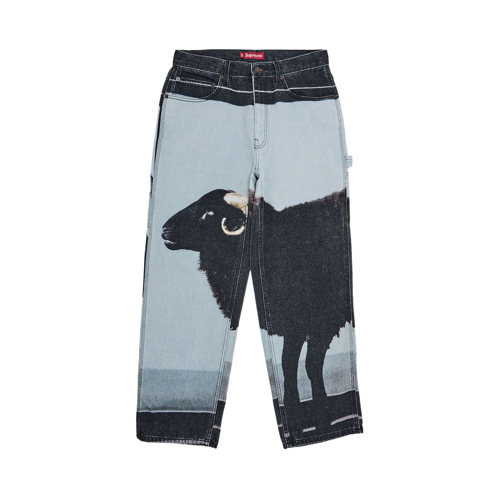 Pre-owned Supreme X Damien Hirst Painter Jean 'black' | Men's Size 34