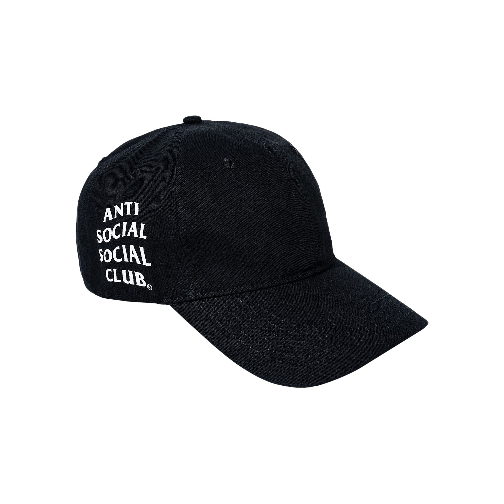 Pre-owned Anti Social Social Club Weird Cap 'black' | Men's Size Onesize