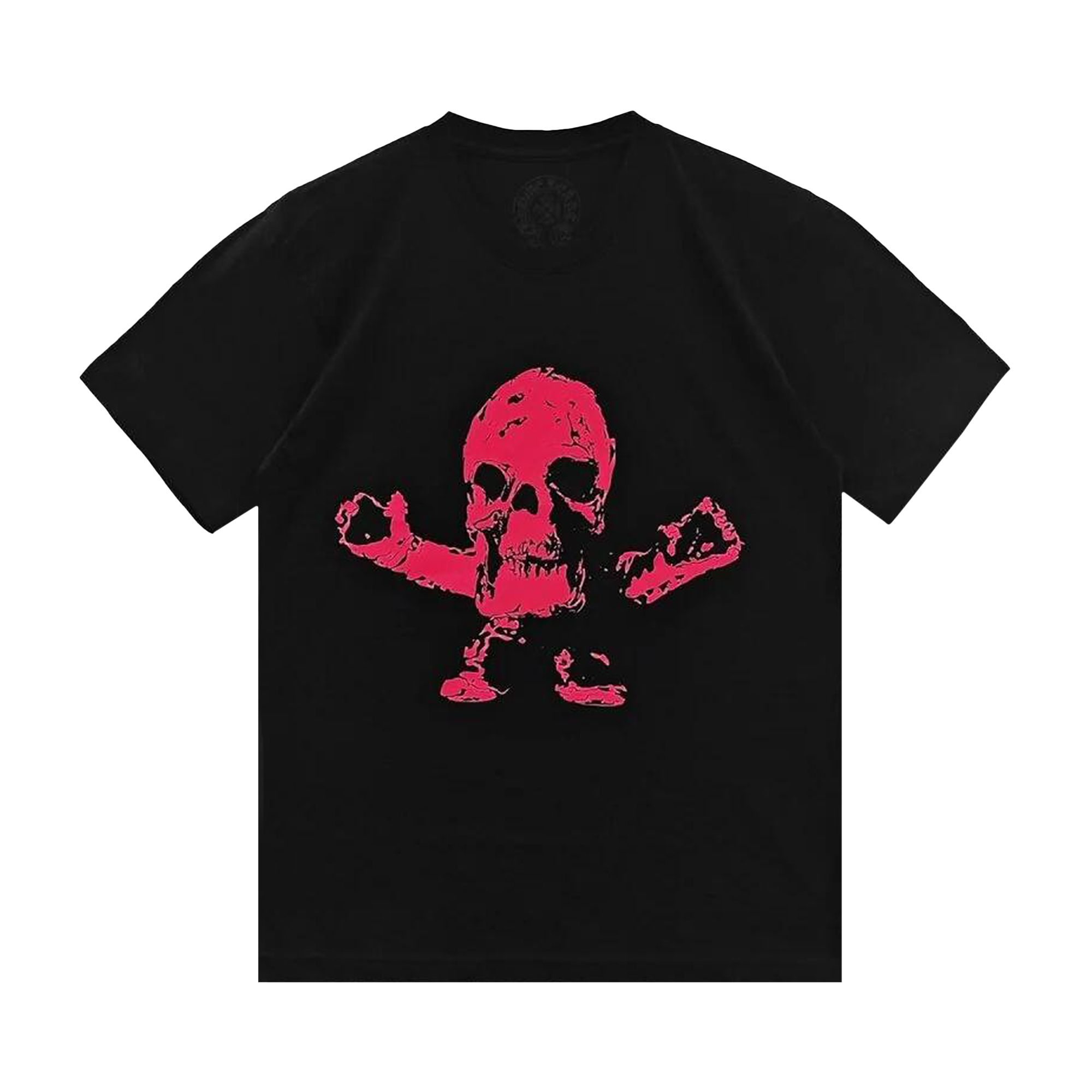 Pre-owned Chrome Hearts Foti Logo Short-sleeve T-shirt 'black/pink' | Men's Size Xl