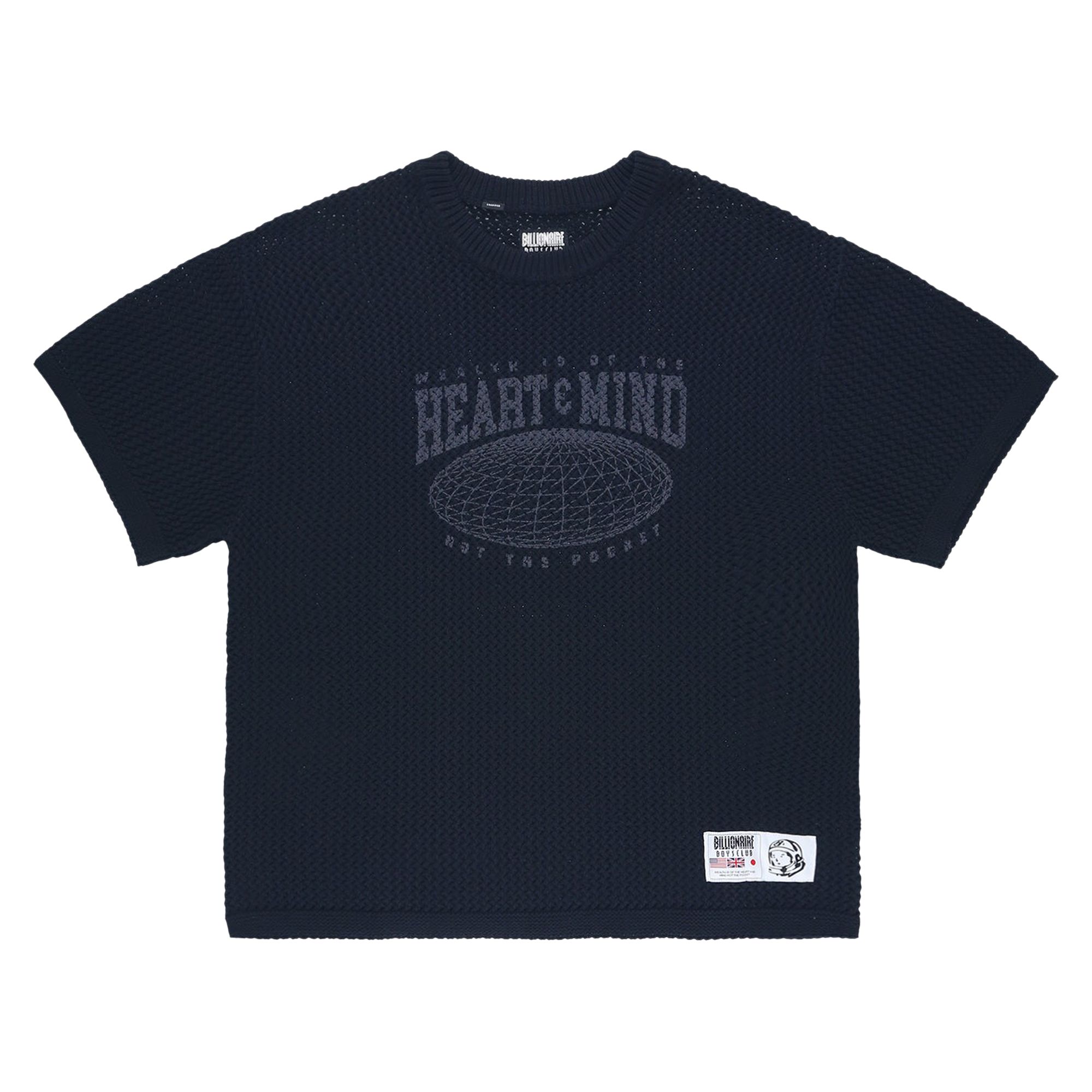 Pre-owned Billionaire Boys Club Mercer Jersey T-shirt (cropped Fit) 'black' | Men's Size M