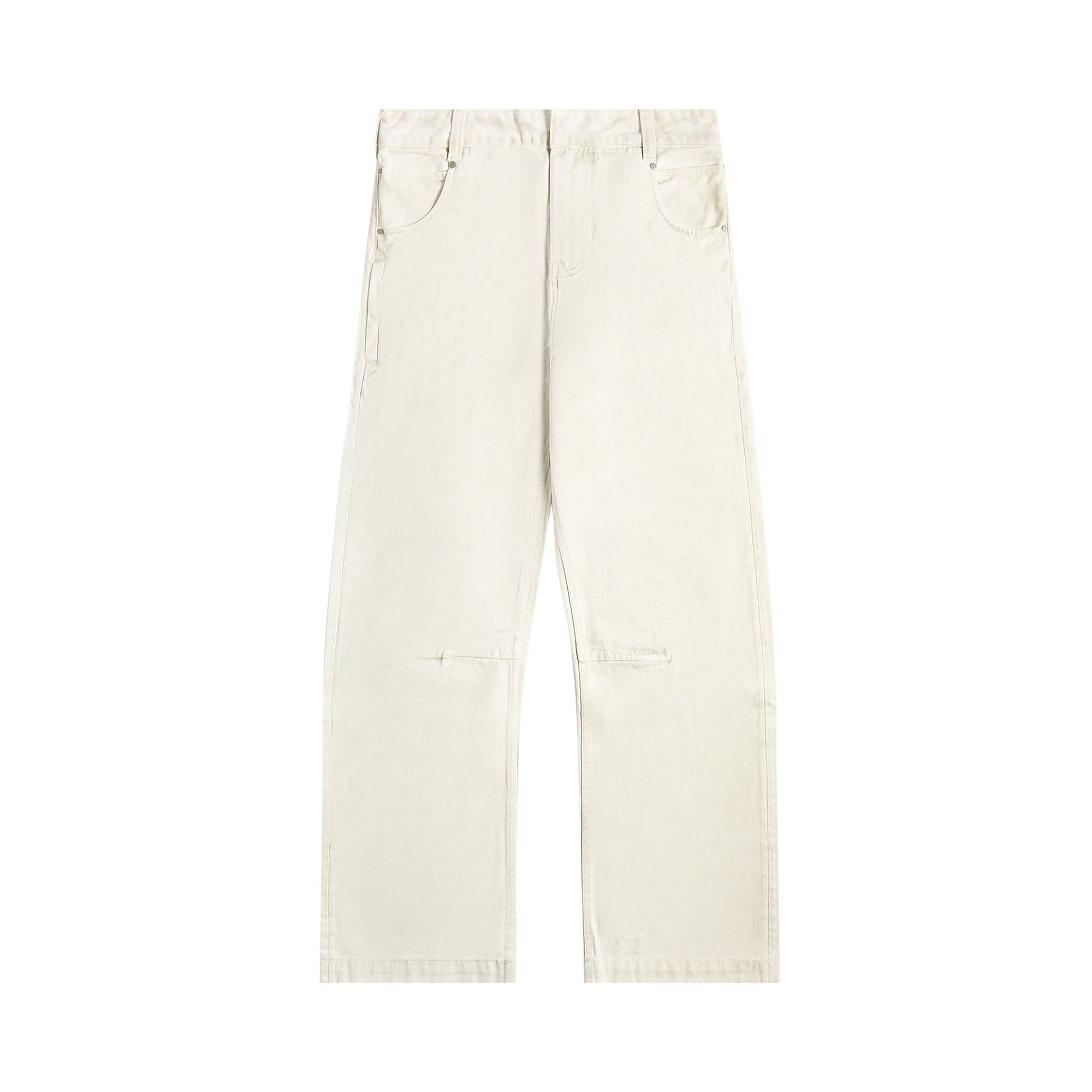 Pre-owned Entire Studios Gem Jeans 'bone' | White | Men's Size S