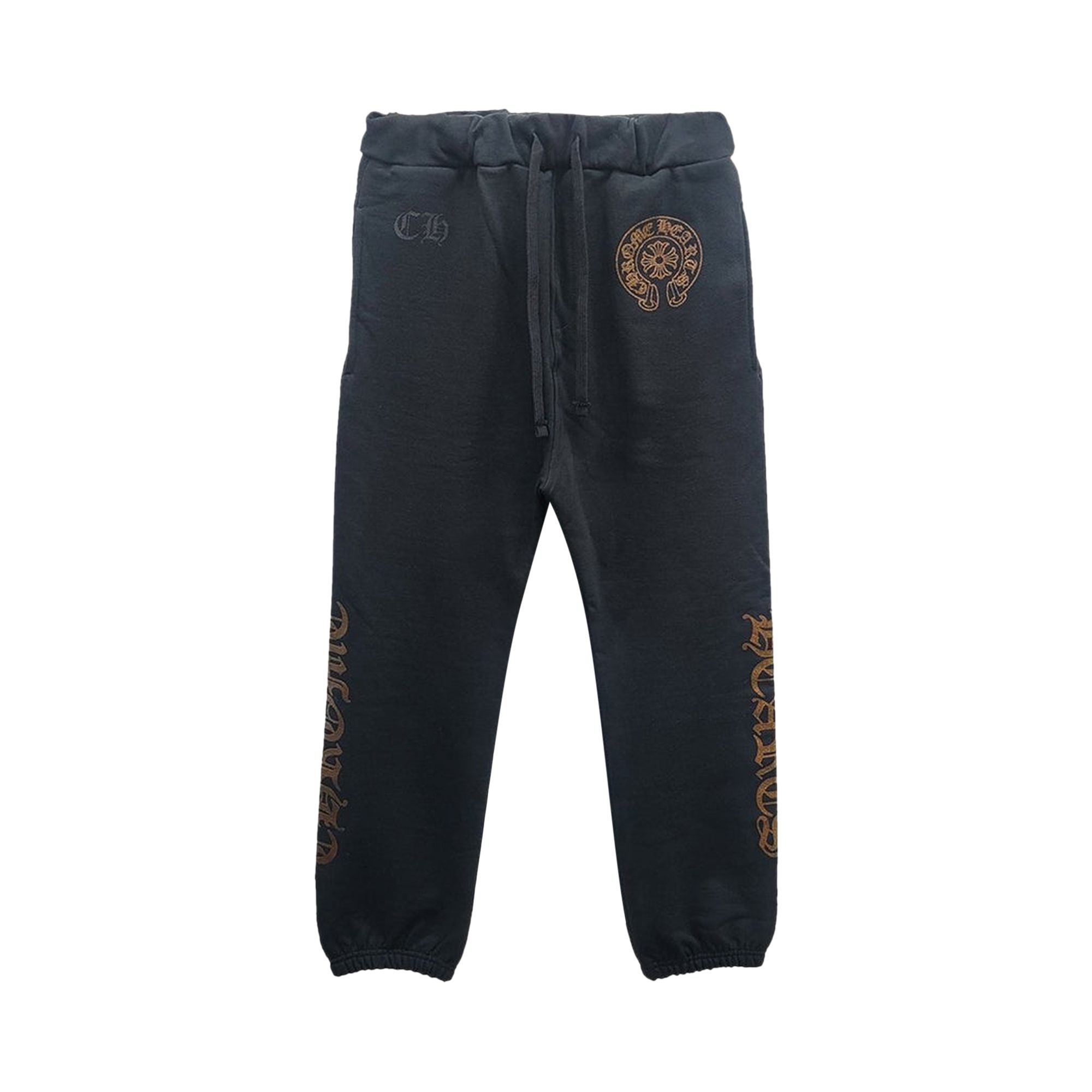 Pre-owned Chrome Hearts 1988 Glitter Sweatpant 'black/brown' | Men's Size M