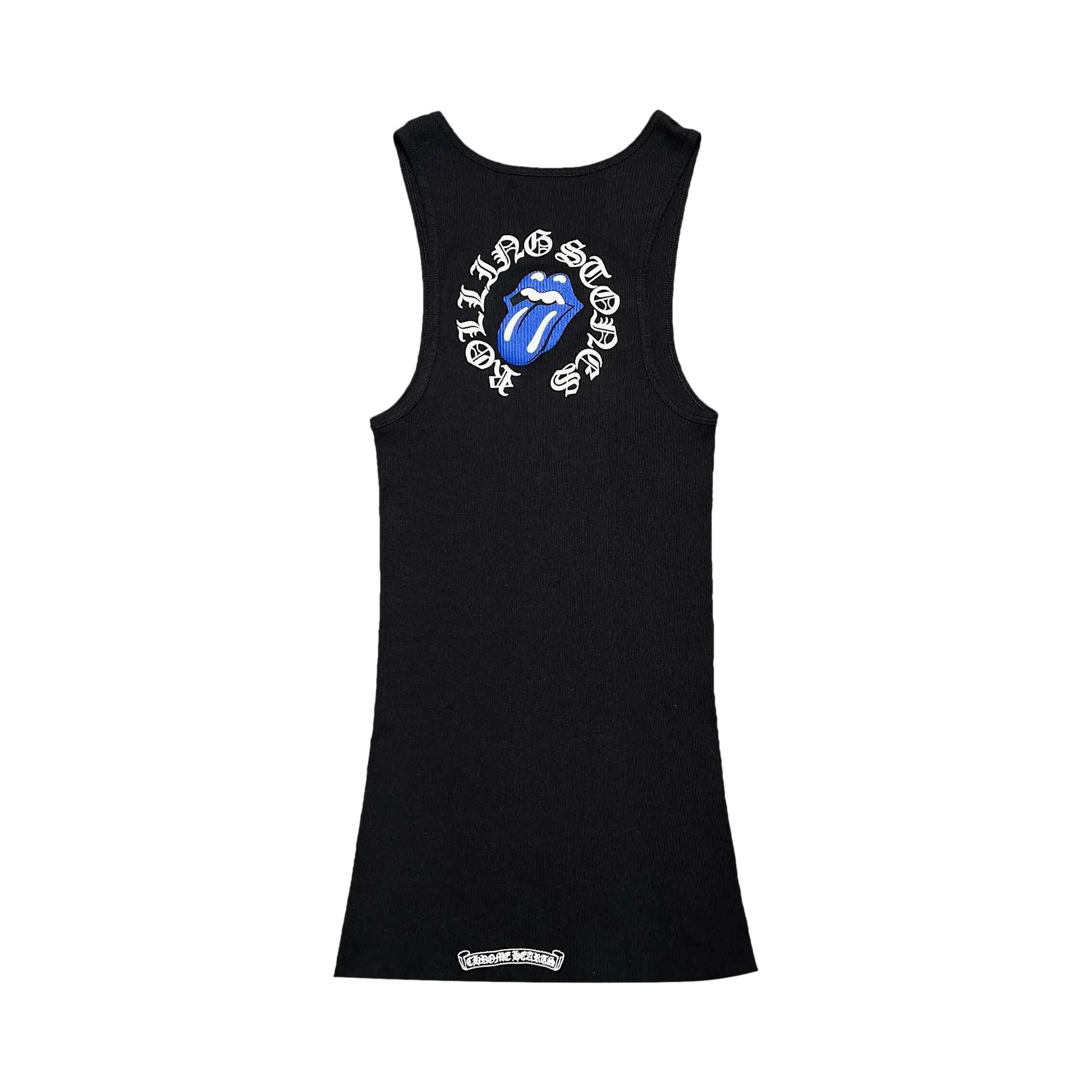 Pre-owned Chrome Hearts Rolling Stones Tank Top 'black/blue' | Men's Size L