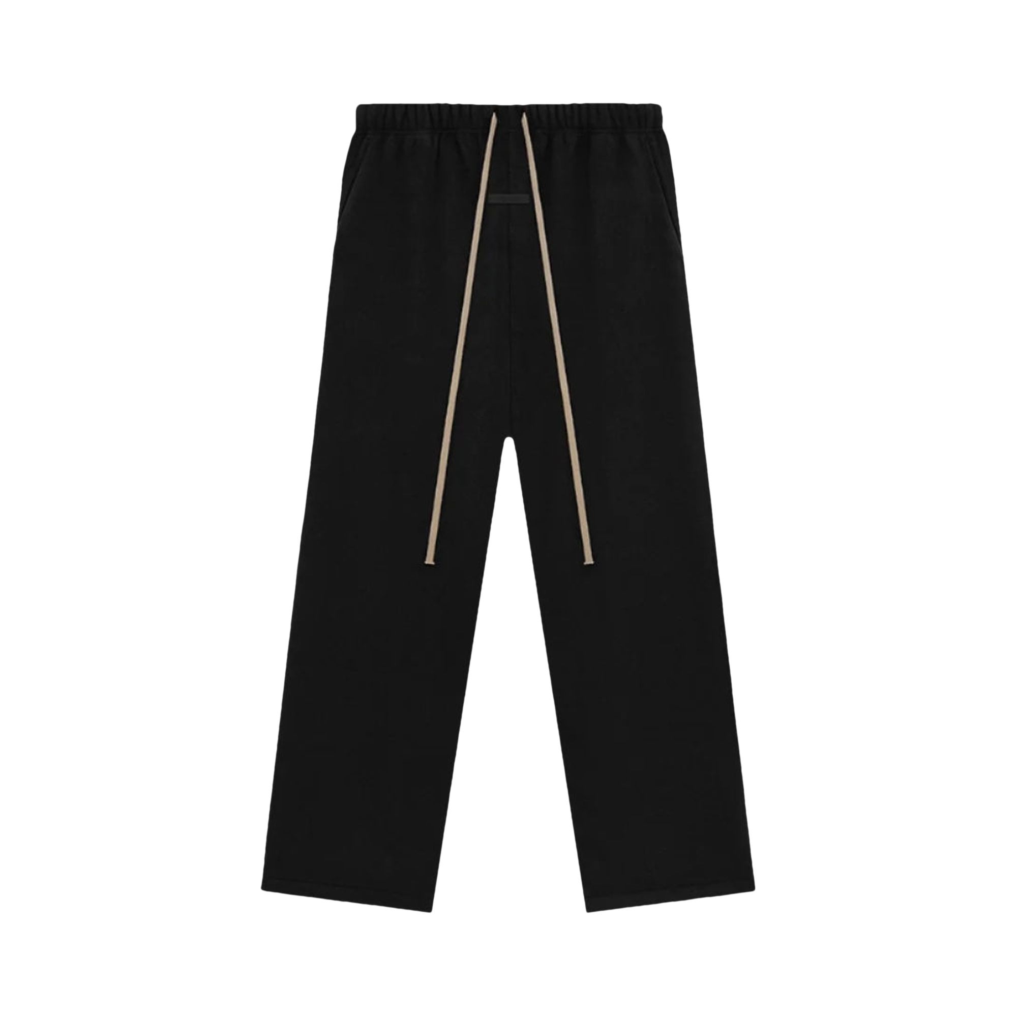 Pre-owned Essentials Fear Of God Brushed Relaxed Pant 'black' | Men's Size L