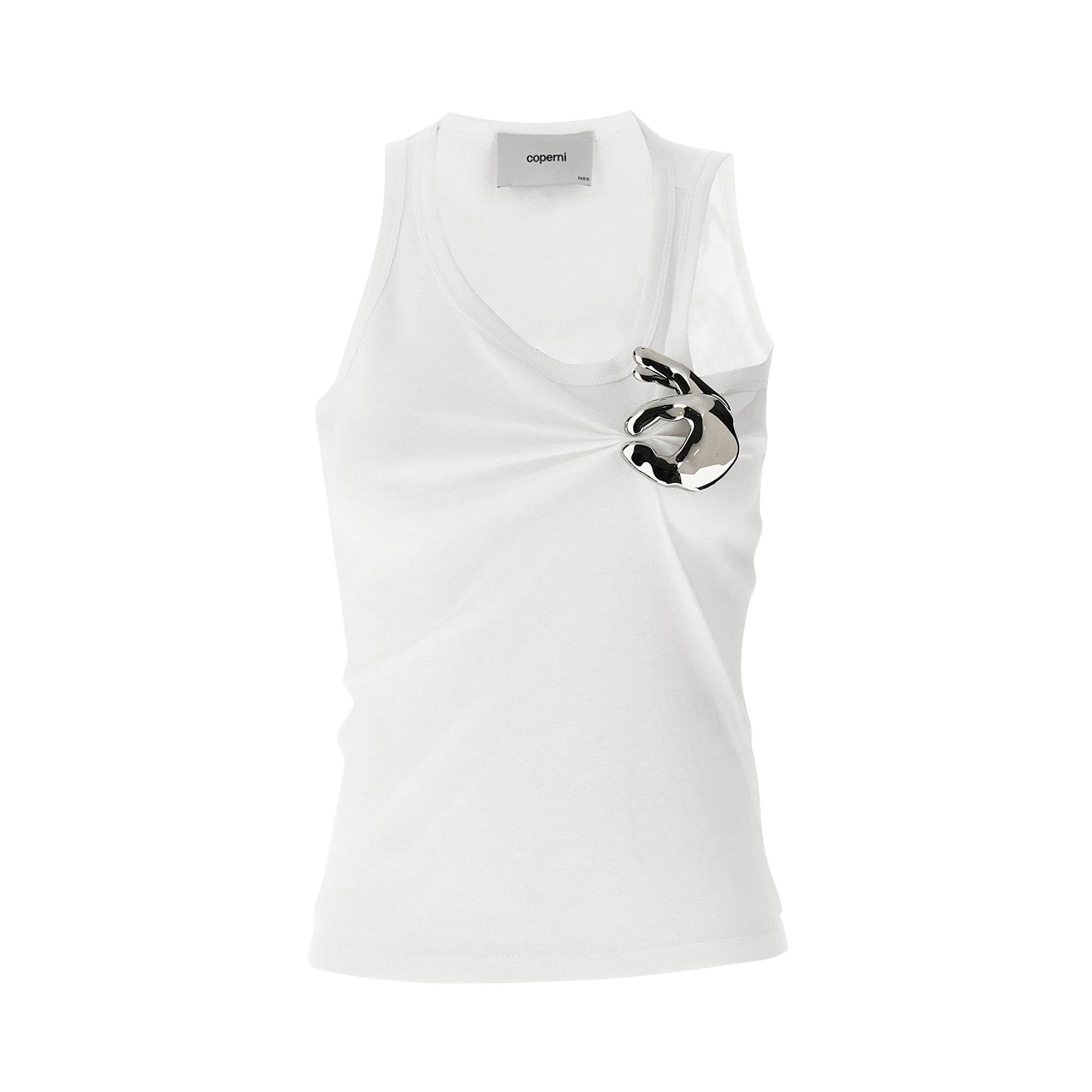 Pre-owned Coperni Emoji Tank Top 'white' | Women's Size L