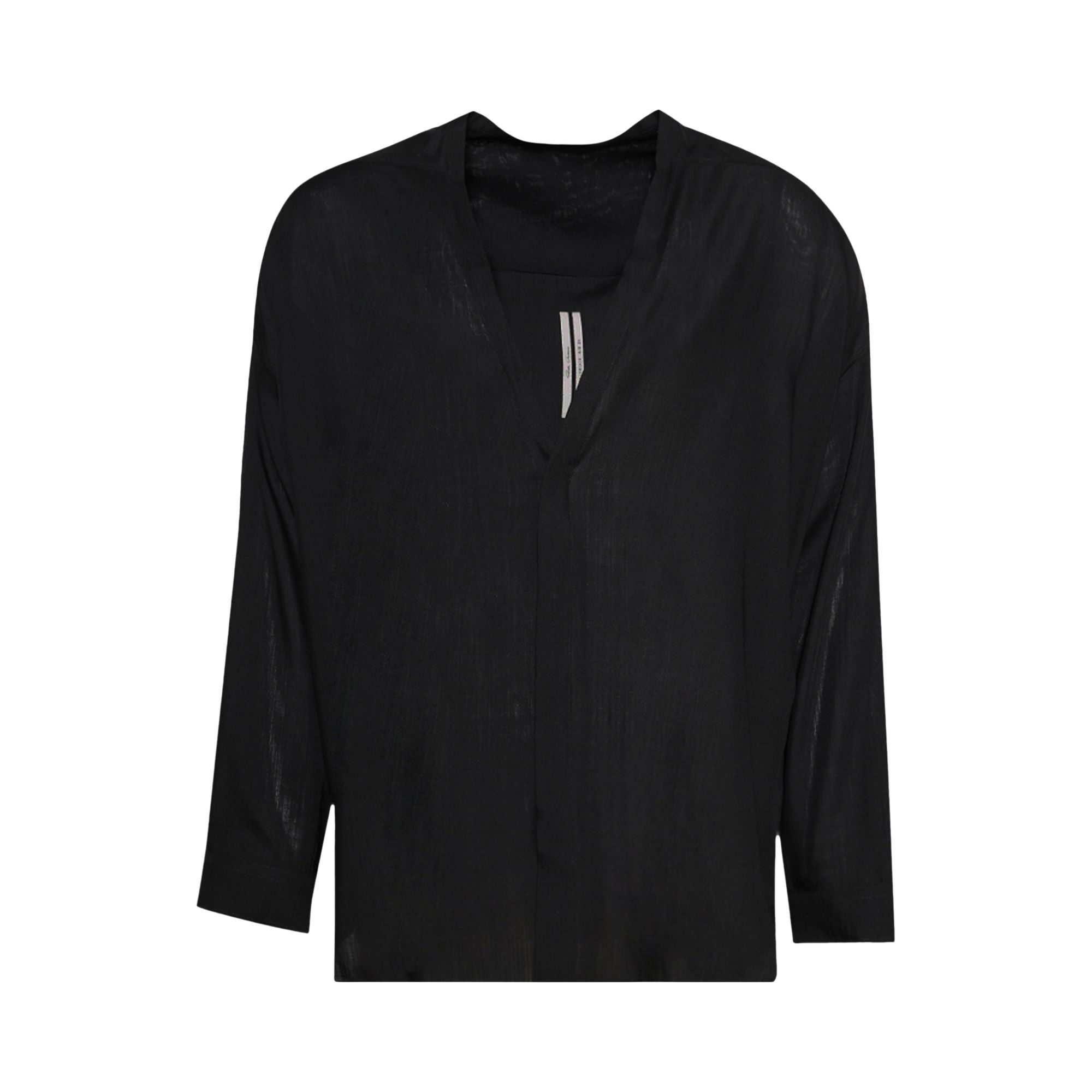 Pre-owned Rick Owens Lido Larry Shirt 'black' | Men's Size 52