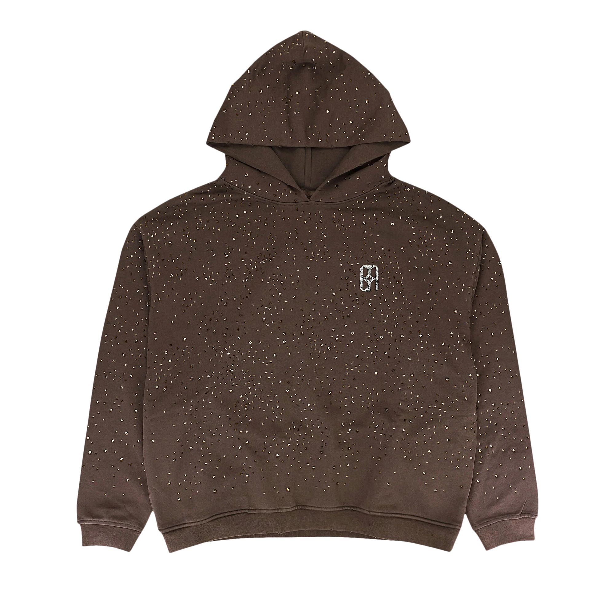 Pre-owned Birth Of Royal Child Starry Skydiamond Hoodie 'brown' | Men's Size M