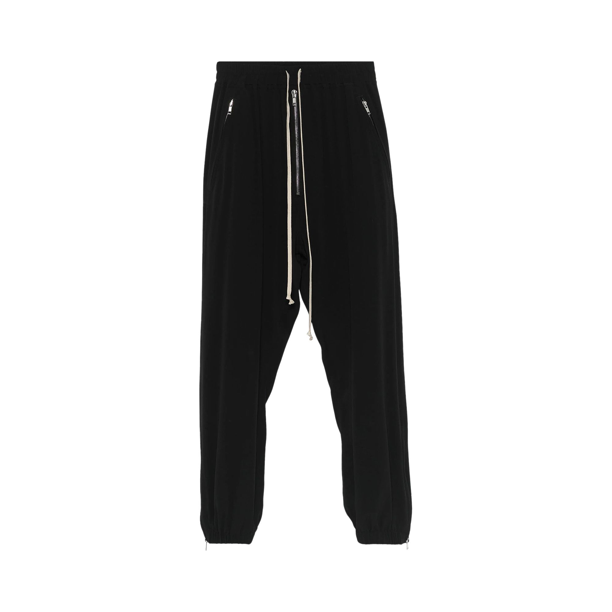 Pre-owned Rick Owens Cocoon Crepe Track Pants 'black' | Women's Size 40