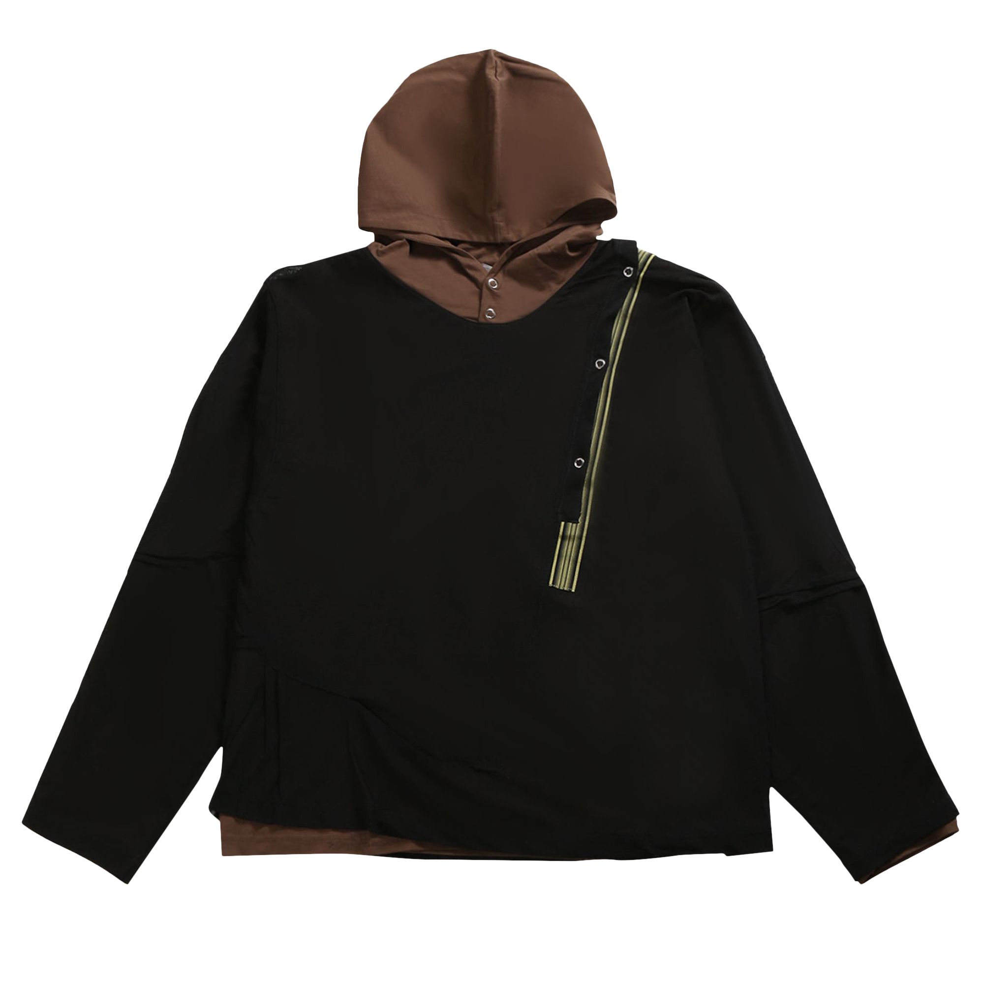Pre-owned Kiko Kostadinov Inex Hooded Top 'brown/black' | Multi-color | Men's Size 48
