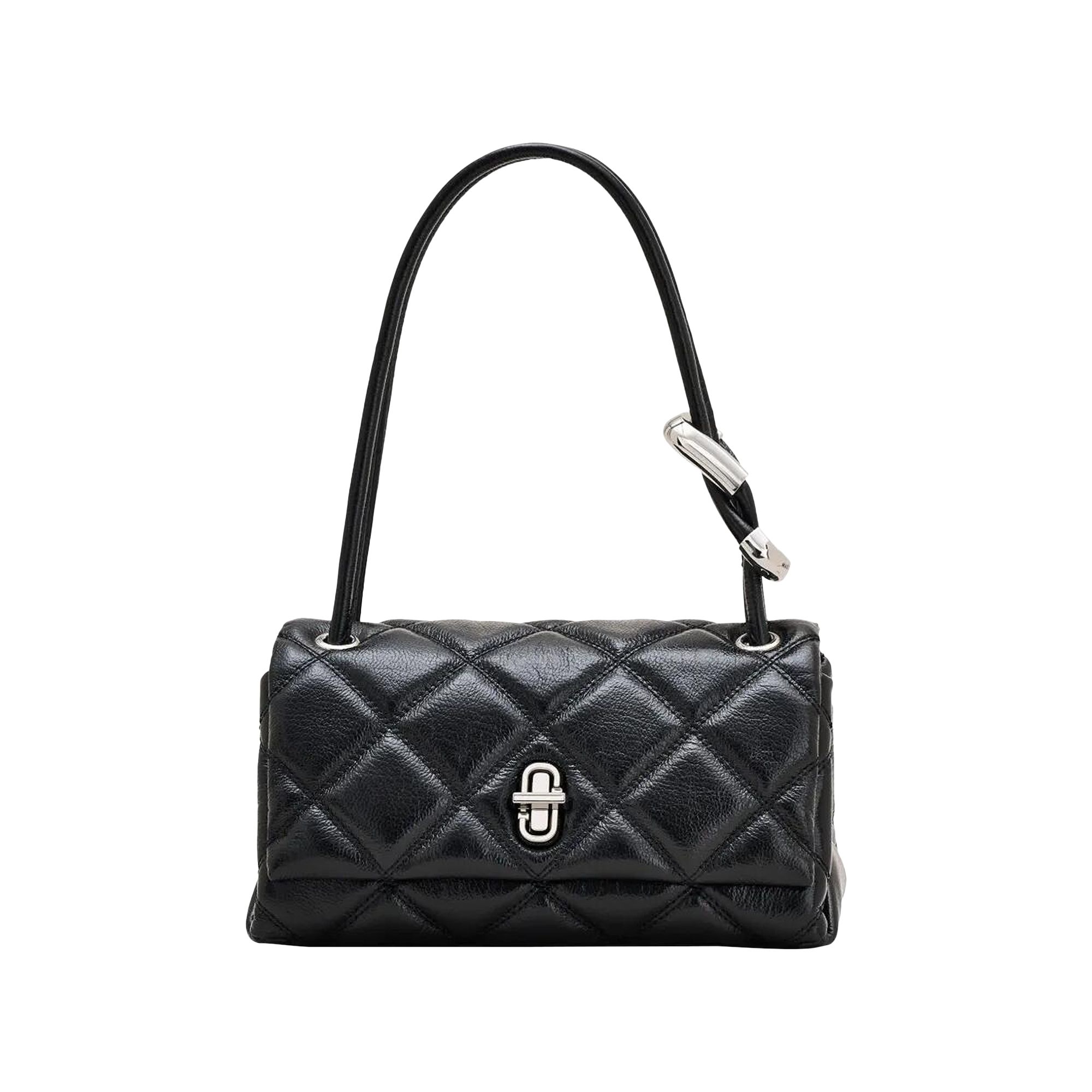 Pre-owned Marc Jacobs Mini Quilted Leather Dual Shoulder Bag 'black' | Women's Size Onesize
