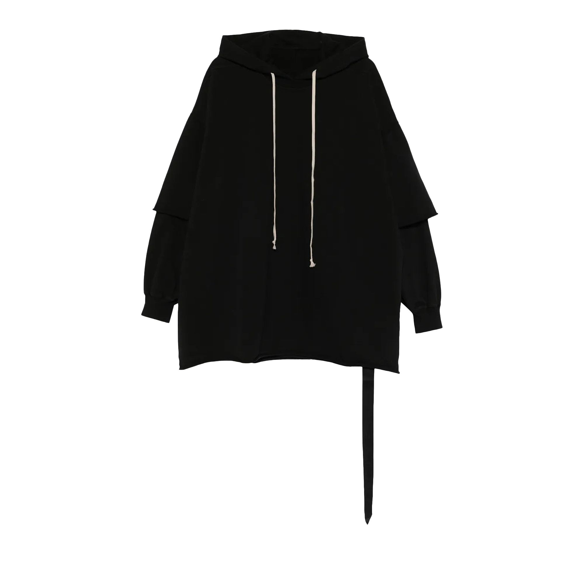 Pre-owned Rick Owens Drkshdw Tommy Hustler Hoodie 'black' | Men's Size Onesize