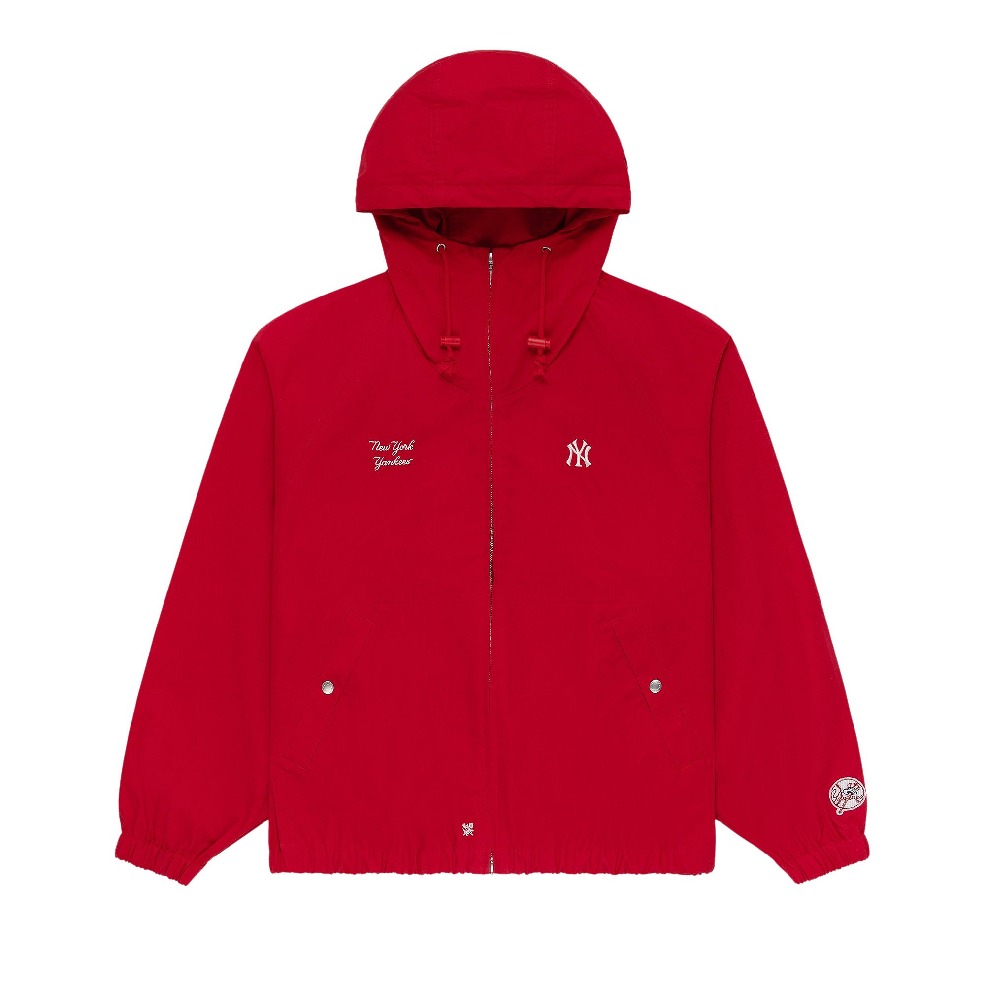 Pre-owned Aimé Leon Dore New York Yankees Lightweight Jacket 'barbados Cherry' | Red | Men's Size Xl