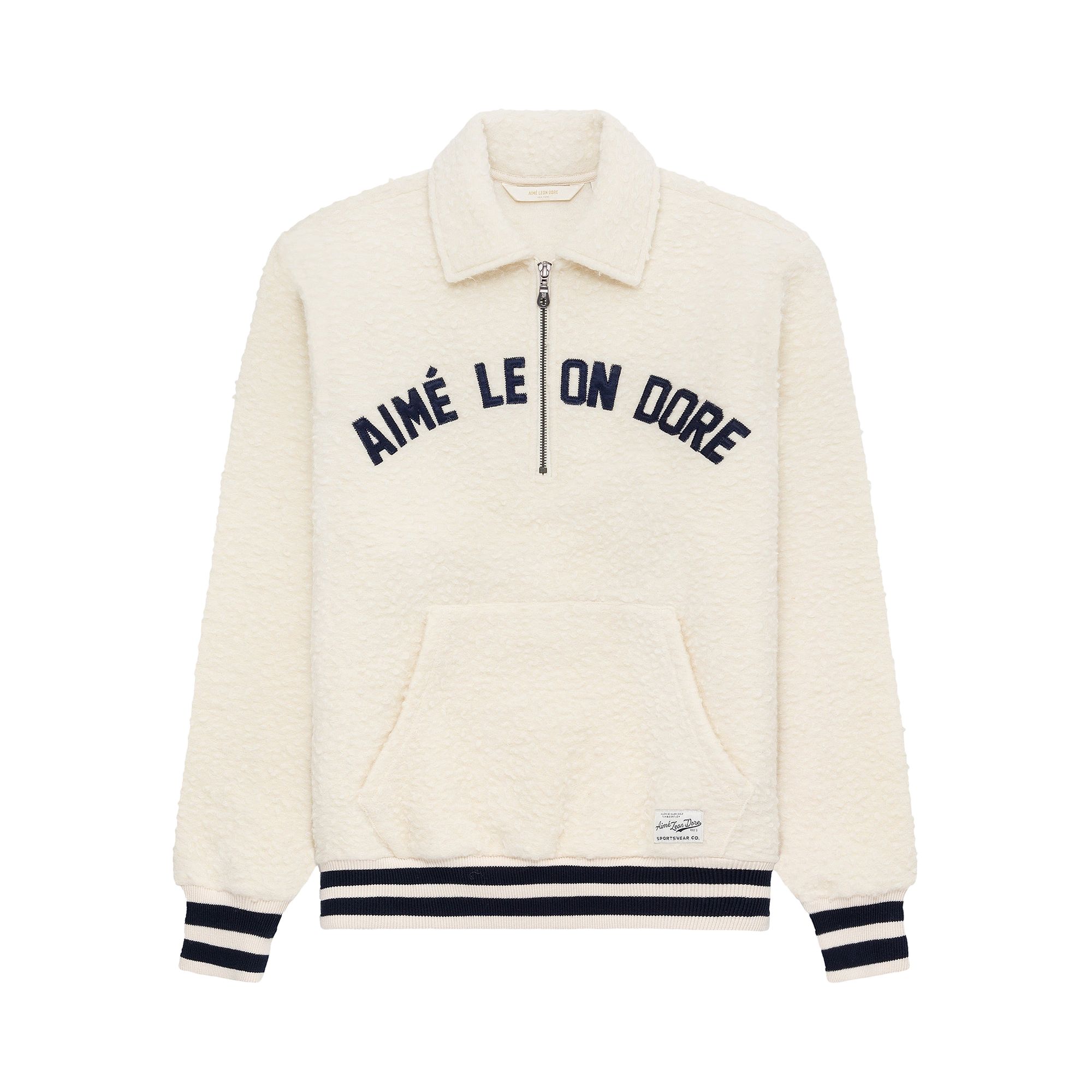 Pre-owned Aimé Leon Dore Casentino Half-zip Pullover 'pristine' | Cream | Men's Size S