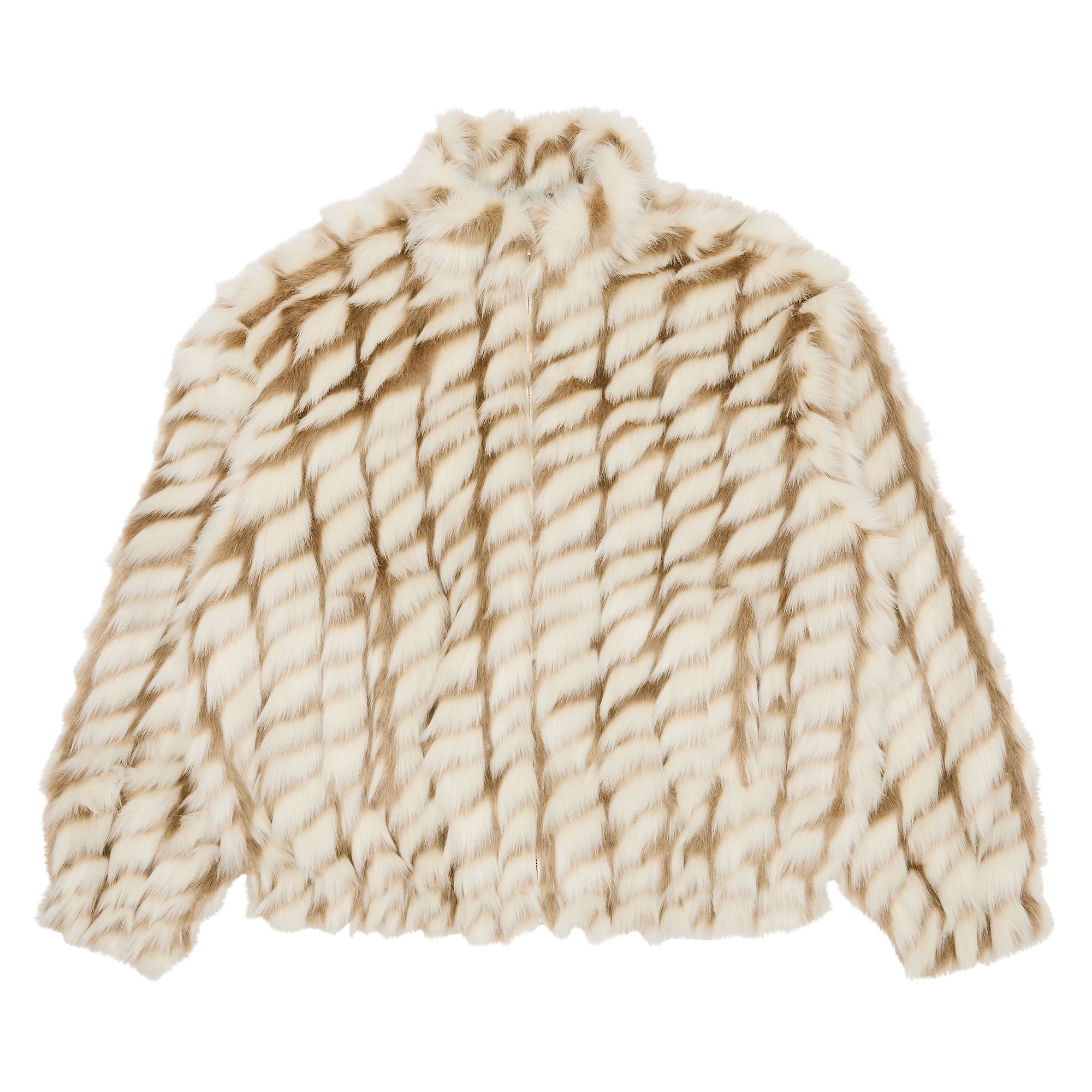 Pre-owned Supreme 2-tone Windstopper Faux Fur Jacket 'tan' | Men's Size L