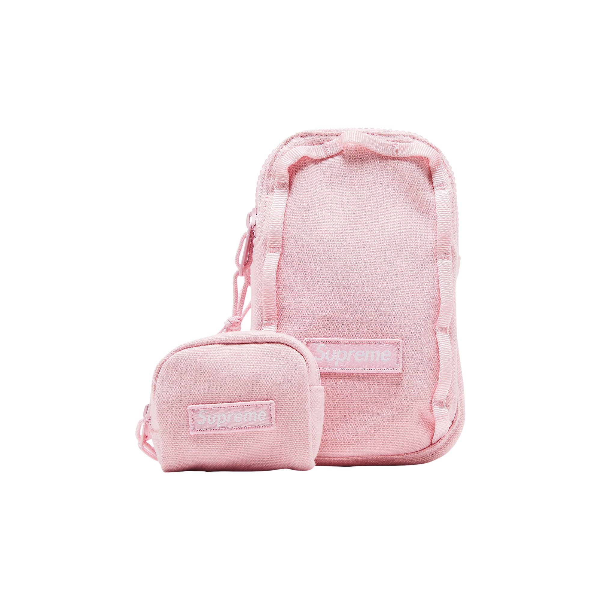 Pre-owned Supreme Camera Bag + Mini Pouch 'light Pink' | Men's Size Onesize